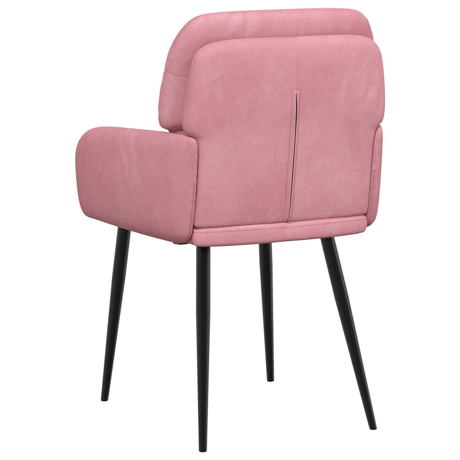 Valgomojo kėdės 6 pcs Aksomas Rožinė 59 x 59,5 x 90 cm