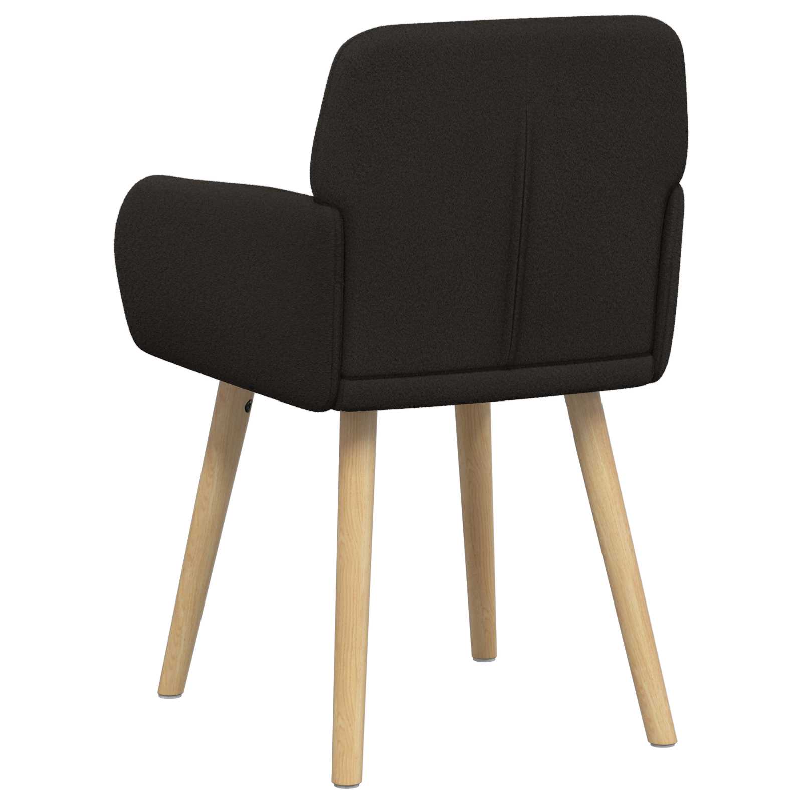 Valgomojo kėdės 4 pcs Bouclé Juoda 59 x 57 x 85 cm