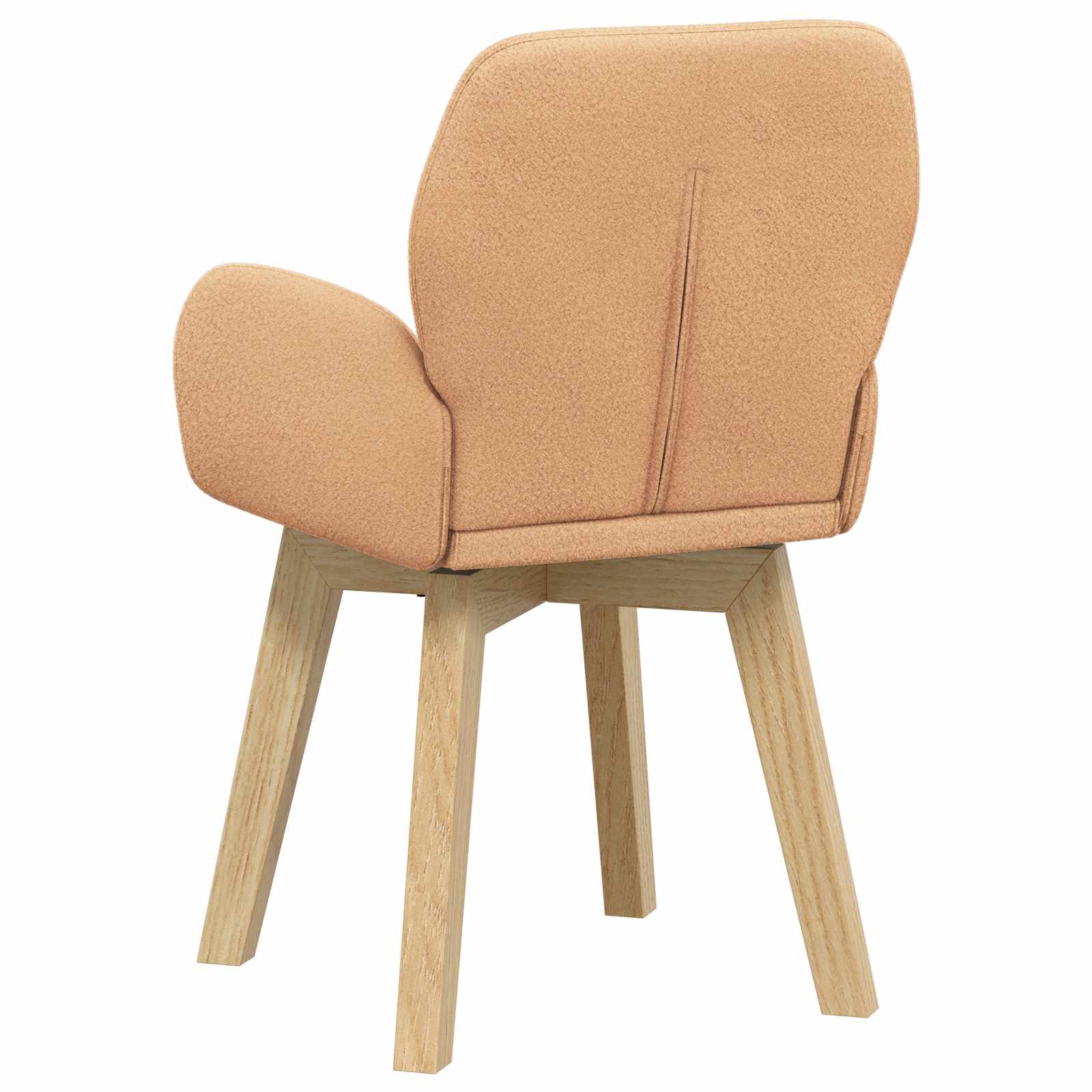Sukamos valgomojo kėdės 6 pcs Bouclé Smėlio 54 x 58 x 87 cm