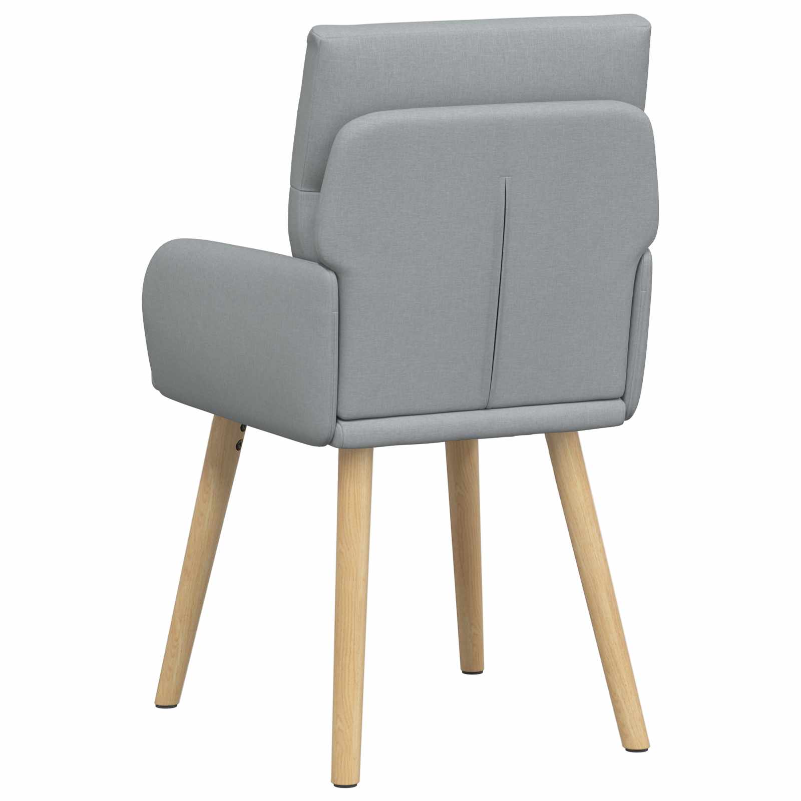 Valgomojo kėdės 6 pcs Audinys Šviesiai pilka 60 x 56 x 96 cm