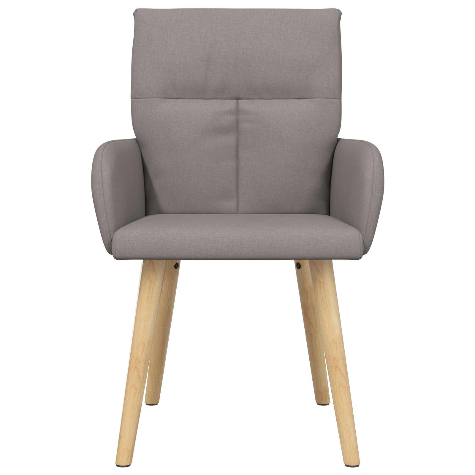 Valgomojo kėdės 6 pcs Audinys Taupe 60 x 56 x 96 cm