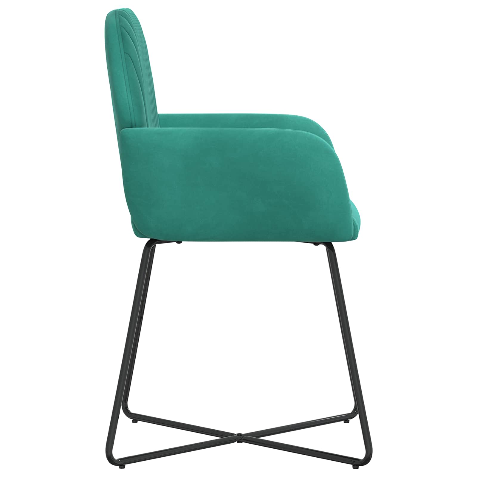 Valgomojo kėdės 4 pcs Aksomas Turkio 55 x 50 x 84 cm