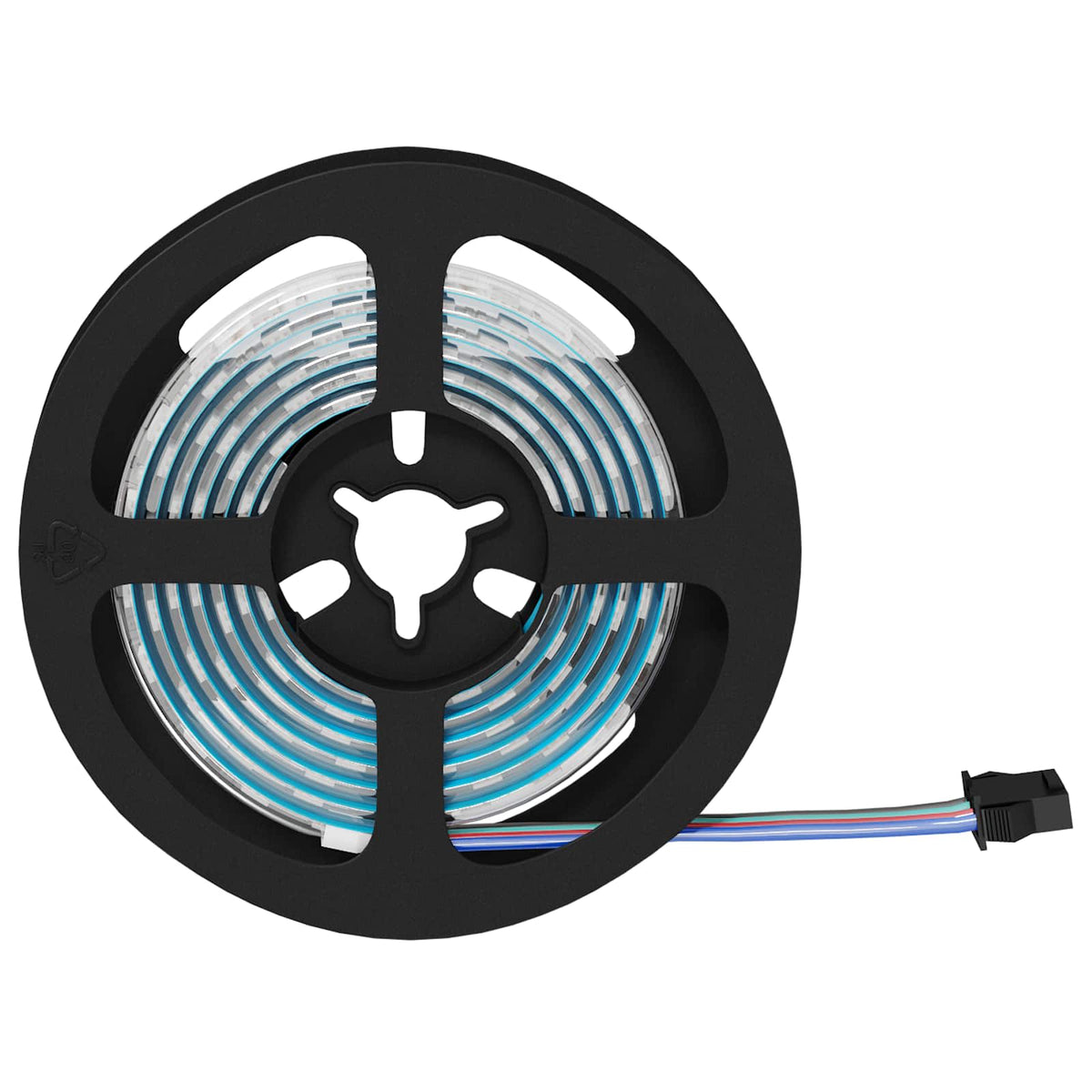 LED juosta 12 pcs Juoda ir permatoma 1300 mm Varis ir plastikas