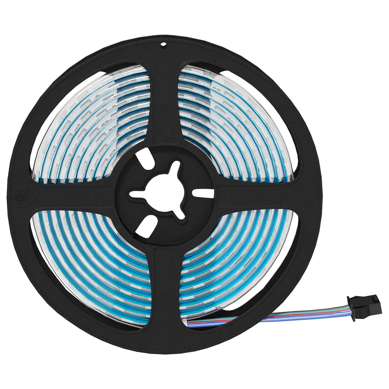 LED juosta 12 pcs Juoda ir permatoma 2100 mm Varis ir plastikas