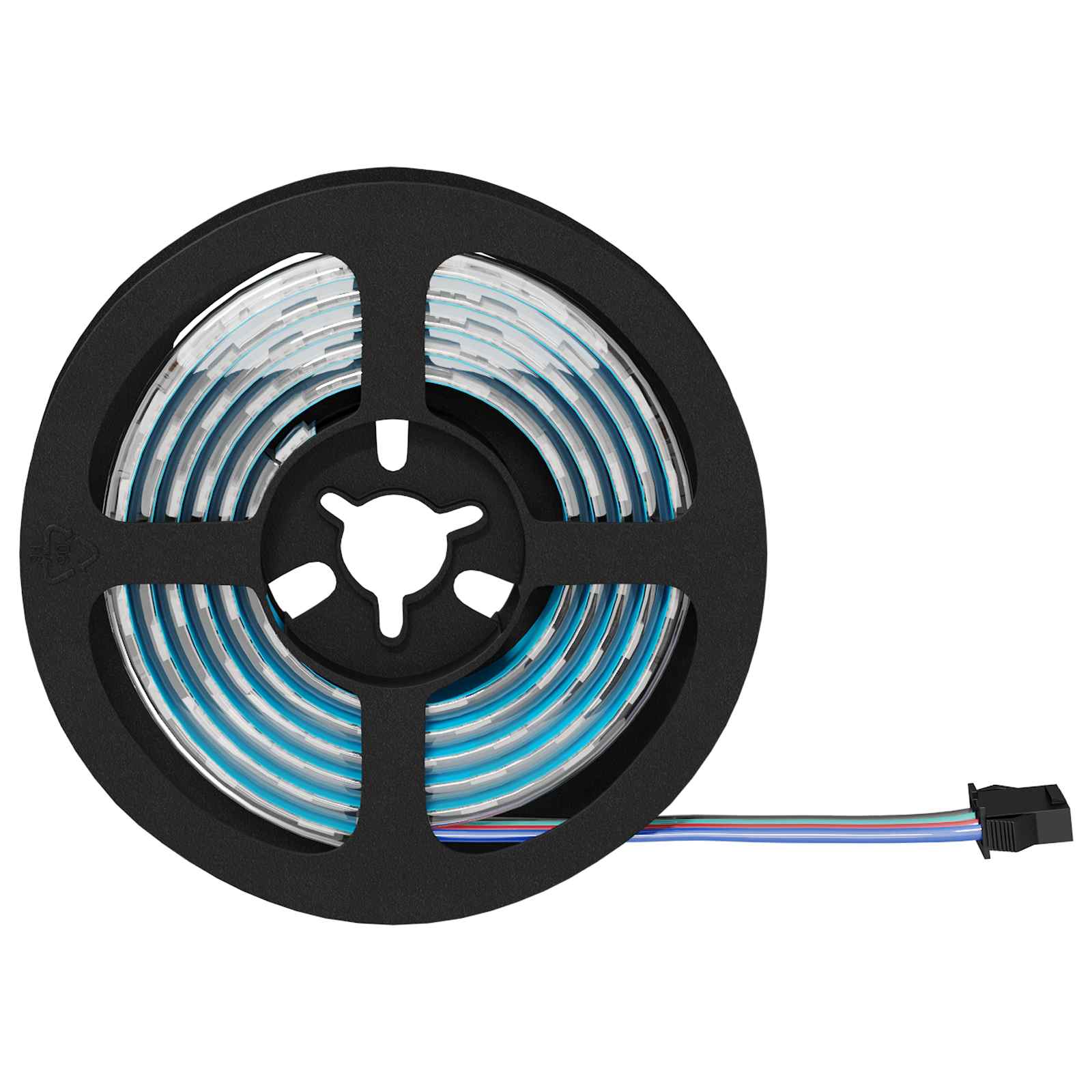 LED juosta 12 pcs Juoda ir permatoma 950 mm Varis ir plastikas