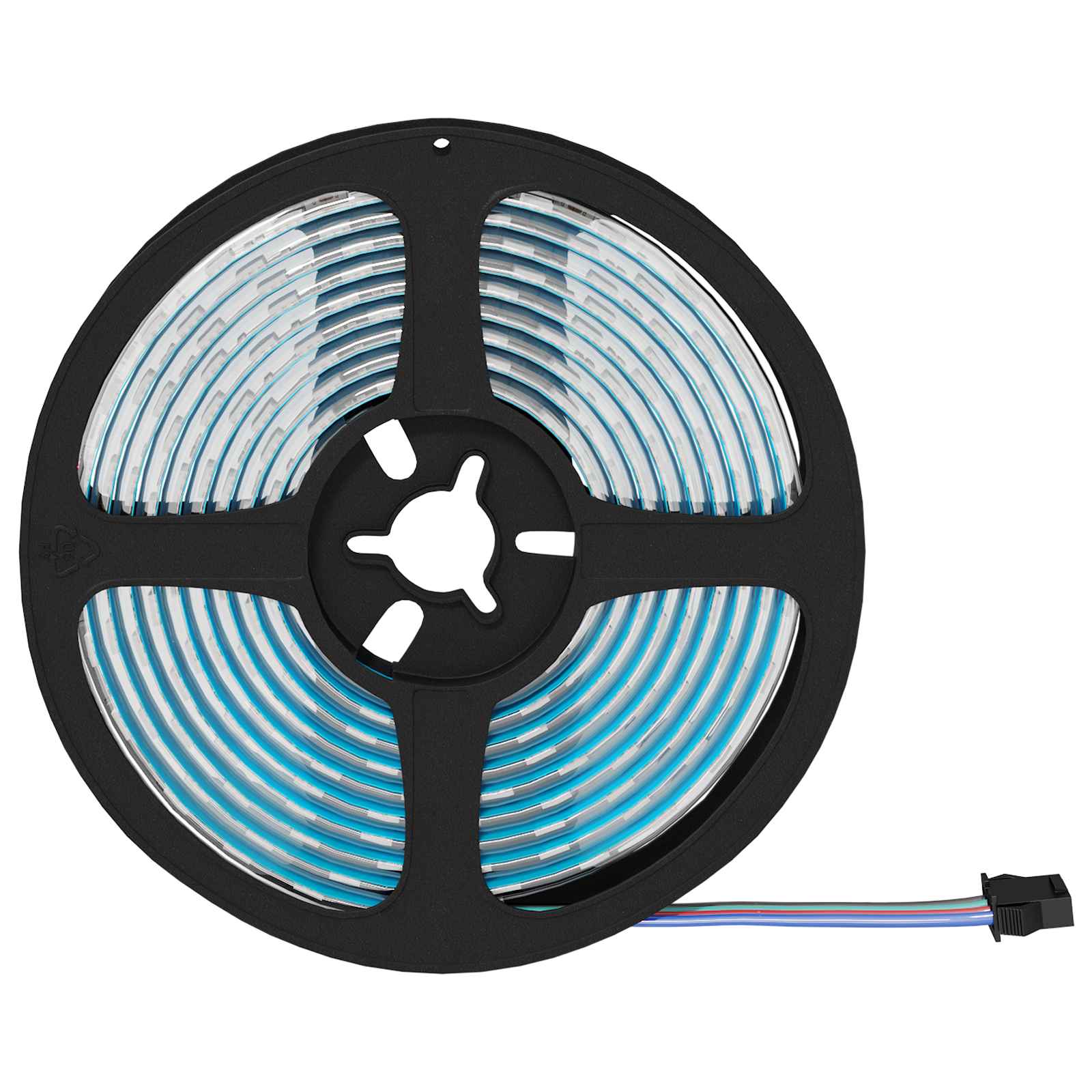 LED juosta 12 pcs Juoda ir permatoma 2300 mm Varis ir plastikas