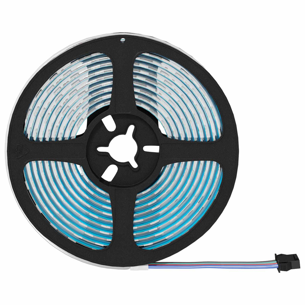 LED juosta 12 pcs Juoda ir permatoma 4000 mm Varis ir plastikas