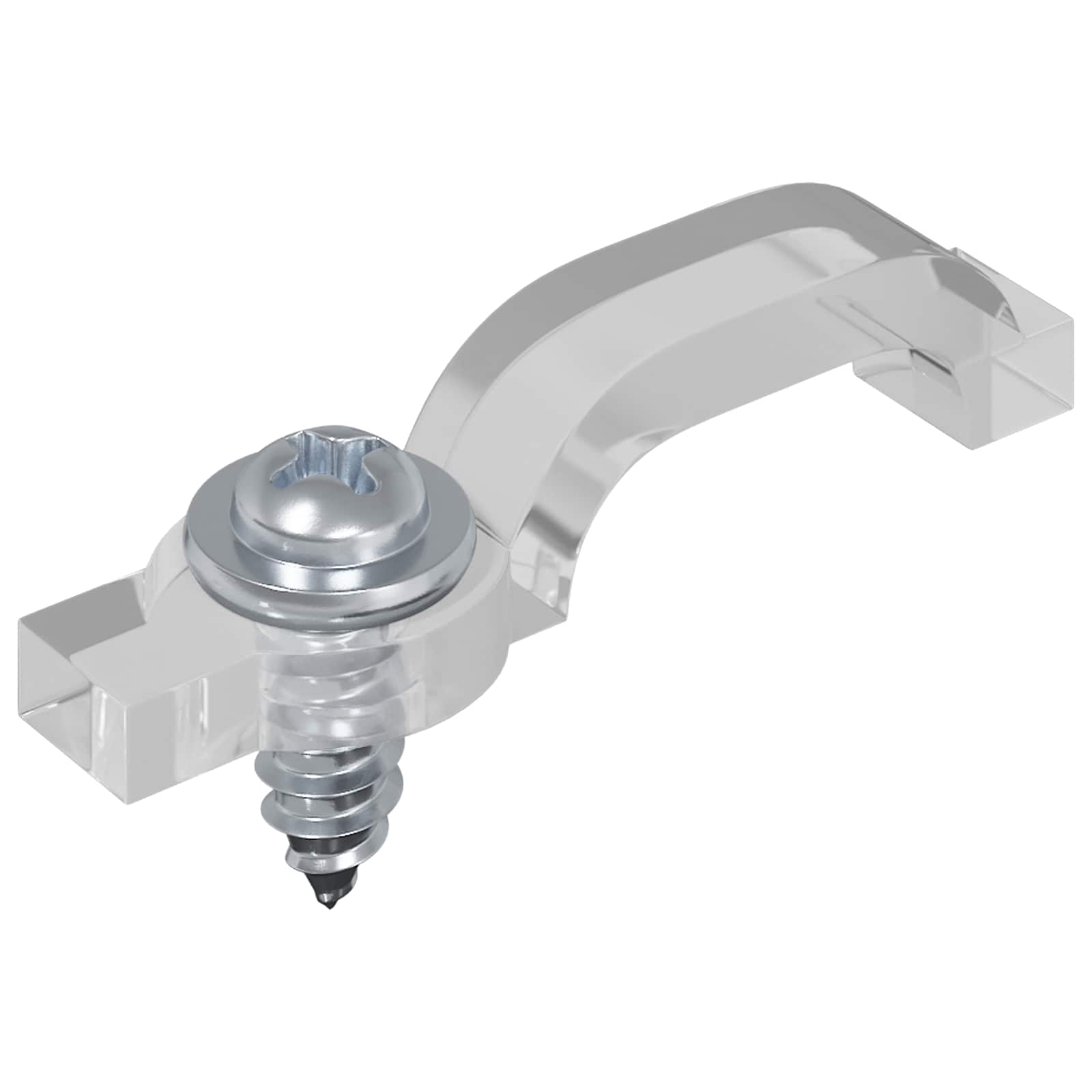 LED sloksne 4 gab. Melna un caurspīdīga 510 x 0,8 x 0,3 cm