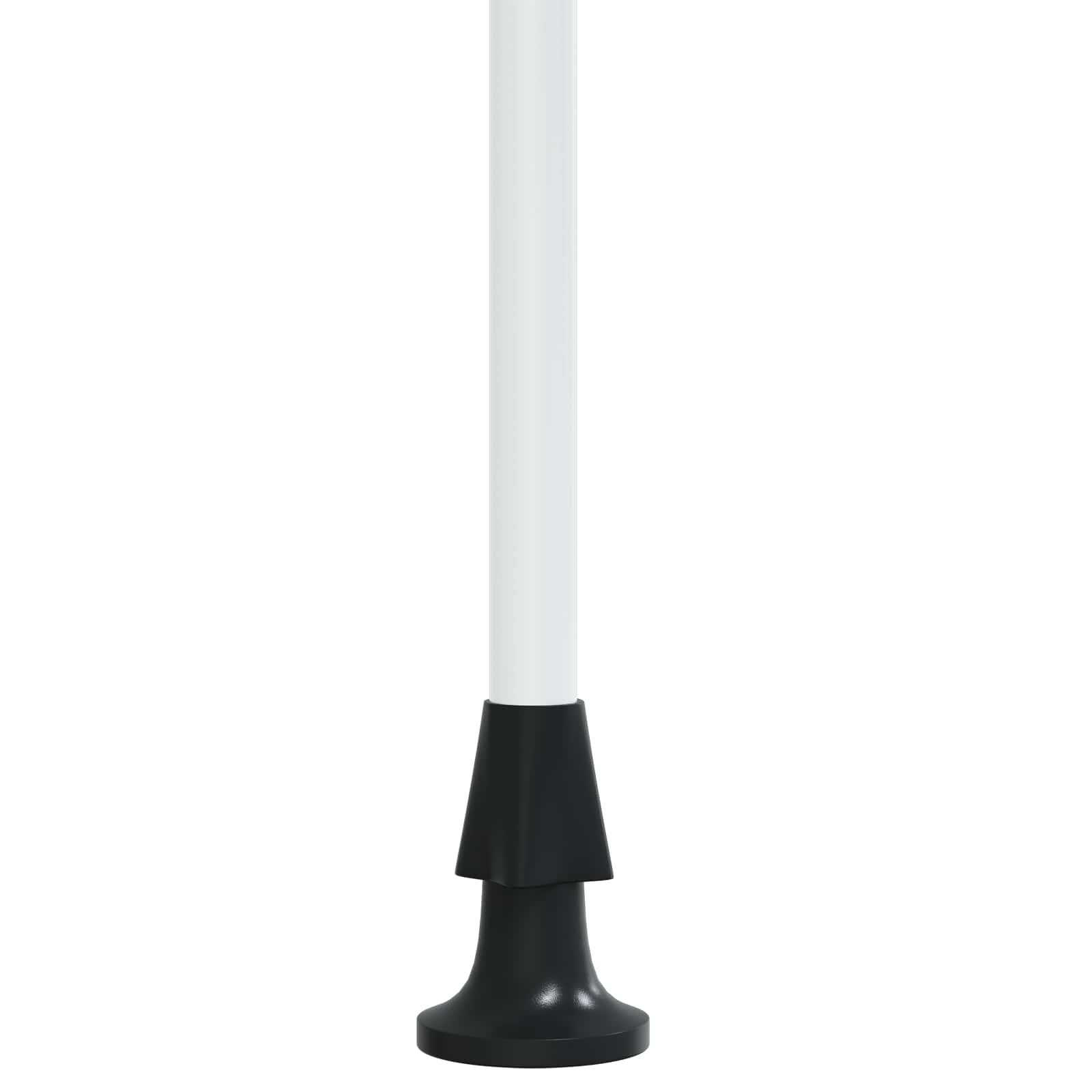 Rankinė sulankstoma markizė Antracito ir baltos 100 cm
