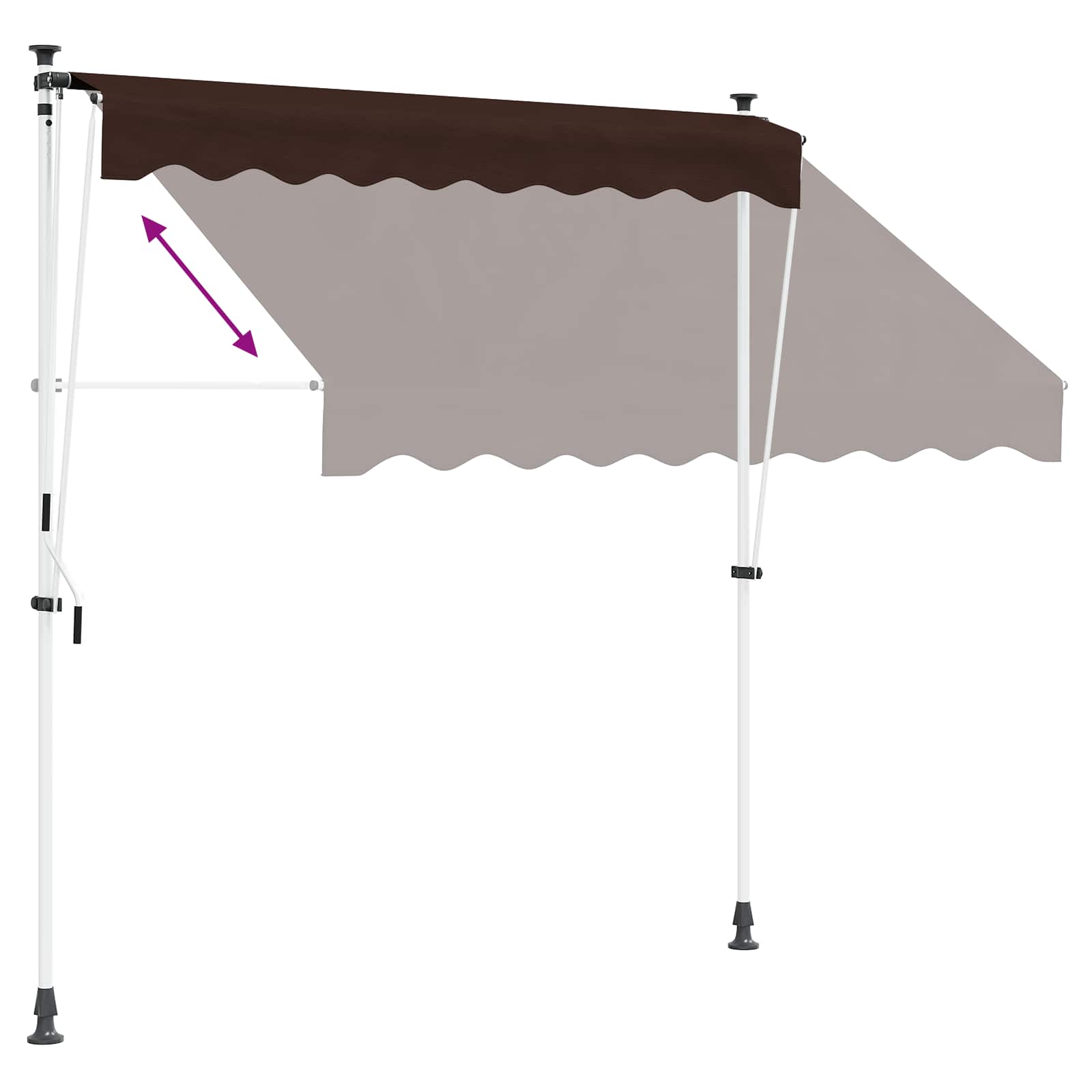 Rankinė sulankstoma markizė Ruda 350 cm