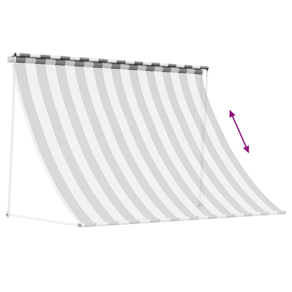 Pavėsinė Antracito ir baltos 100 x 150 cm