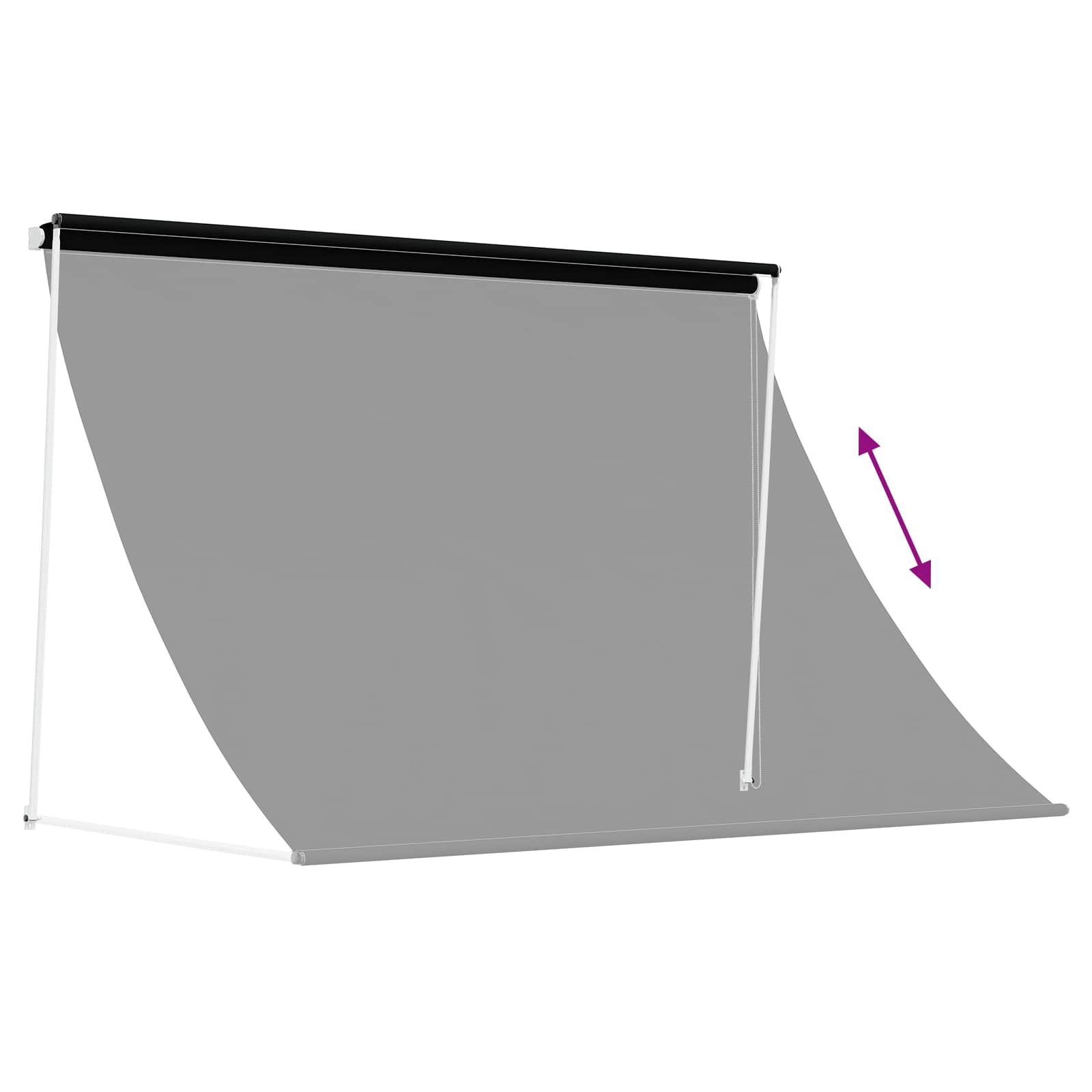 Pavėsinė Juoda 350 x 150 cm