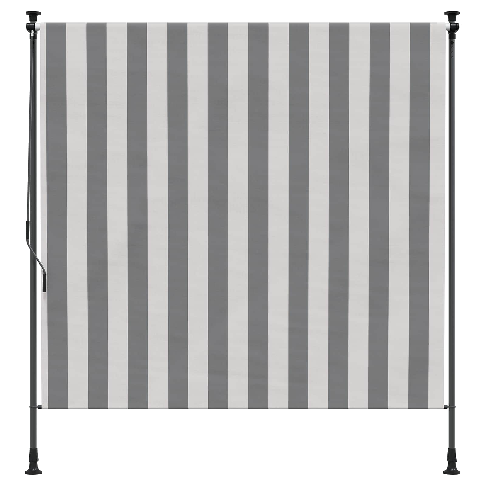 Lauko Ritininė Žaliuzė Antracito ir baltos 200 x 270 cm
