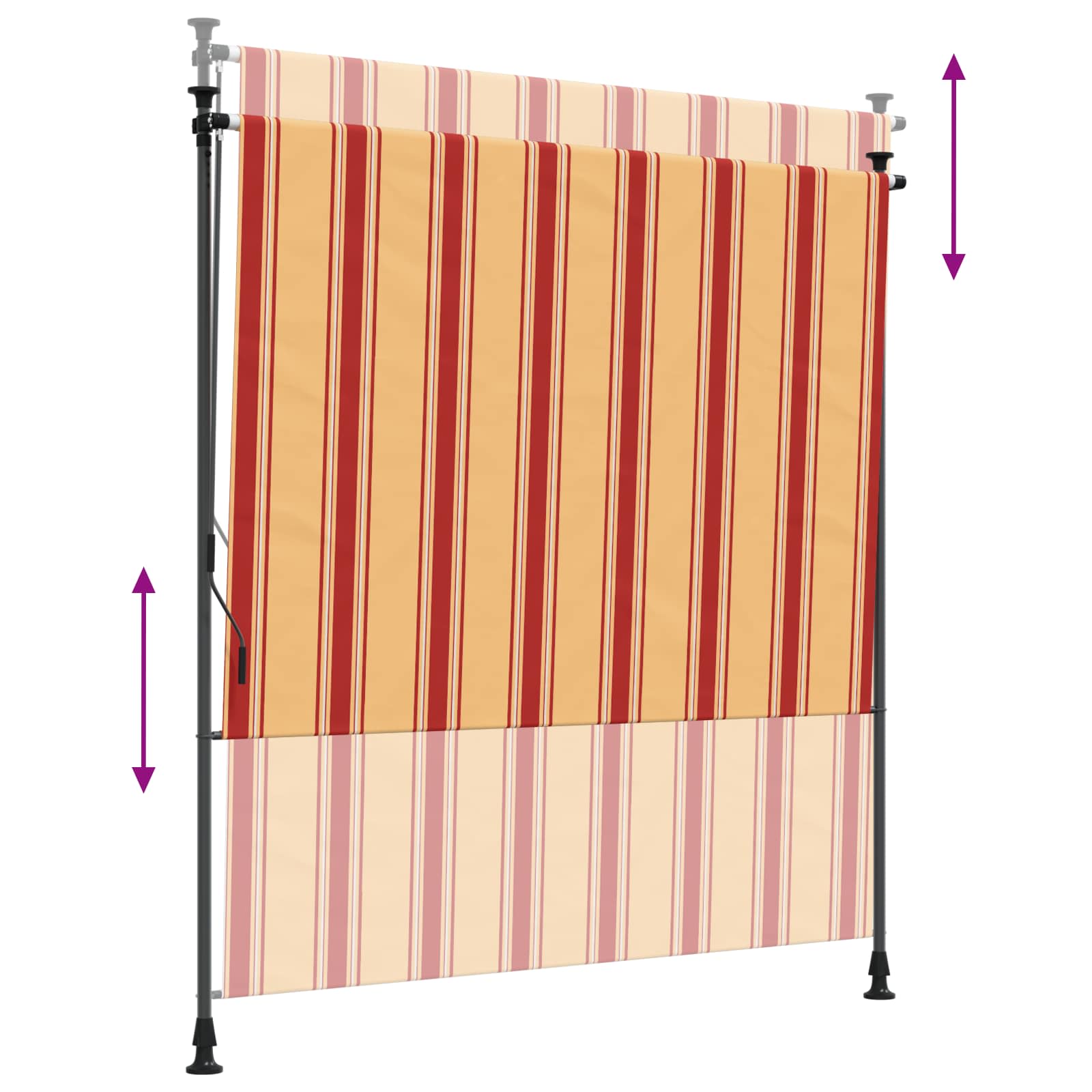 Lauko Ritininė Žaliuzė Įvairiaspalvis 150 x 270 cm