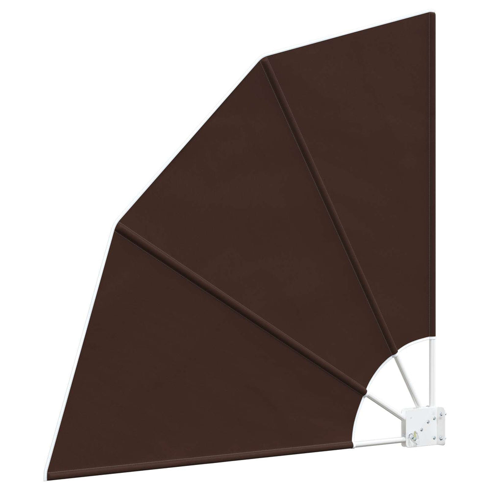 Balkono privatumo ekranas 140 x 140 cm Poliesteris Ruda