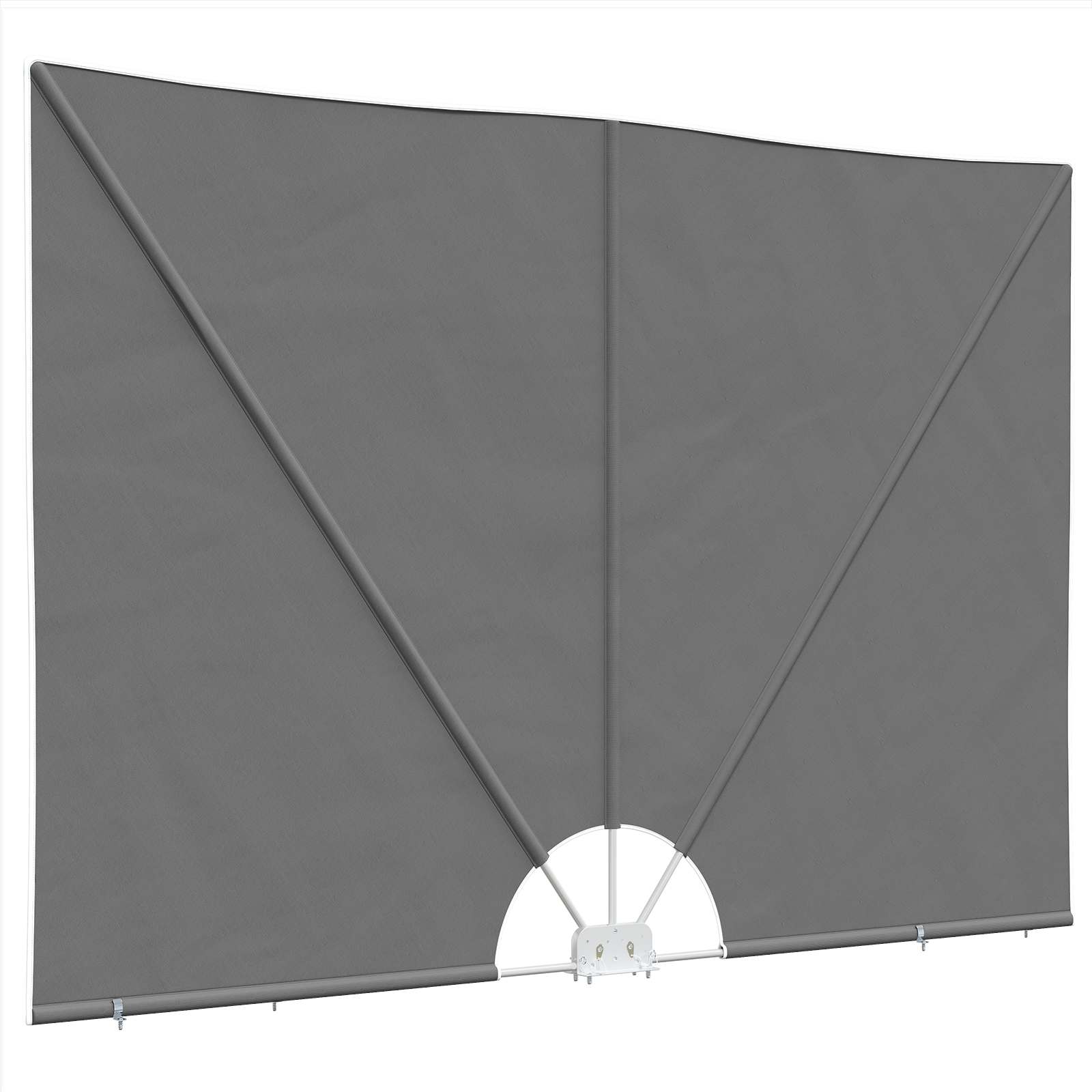 Balkono privatumo ekranas 240 x 160 cm Poliesteris Stačiakampio