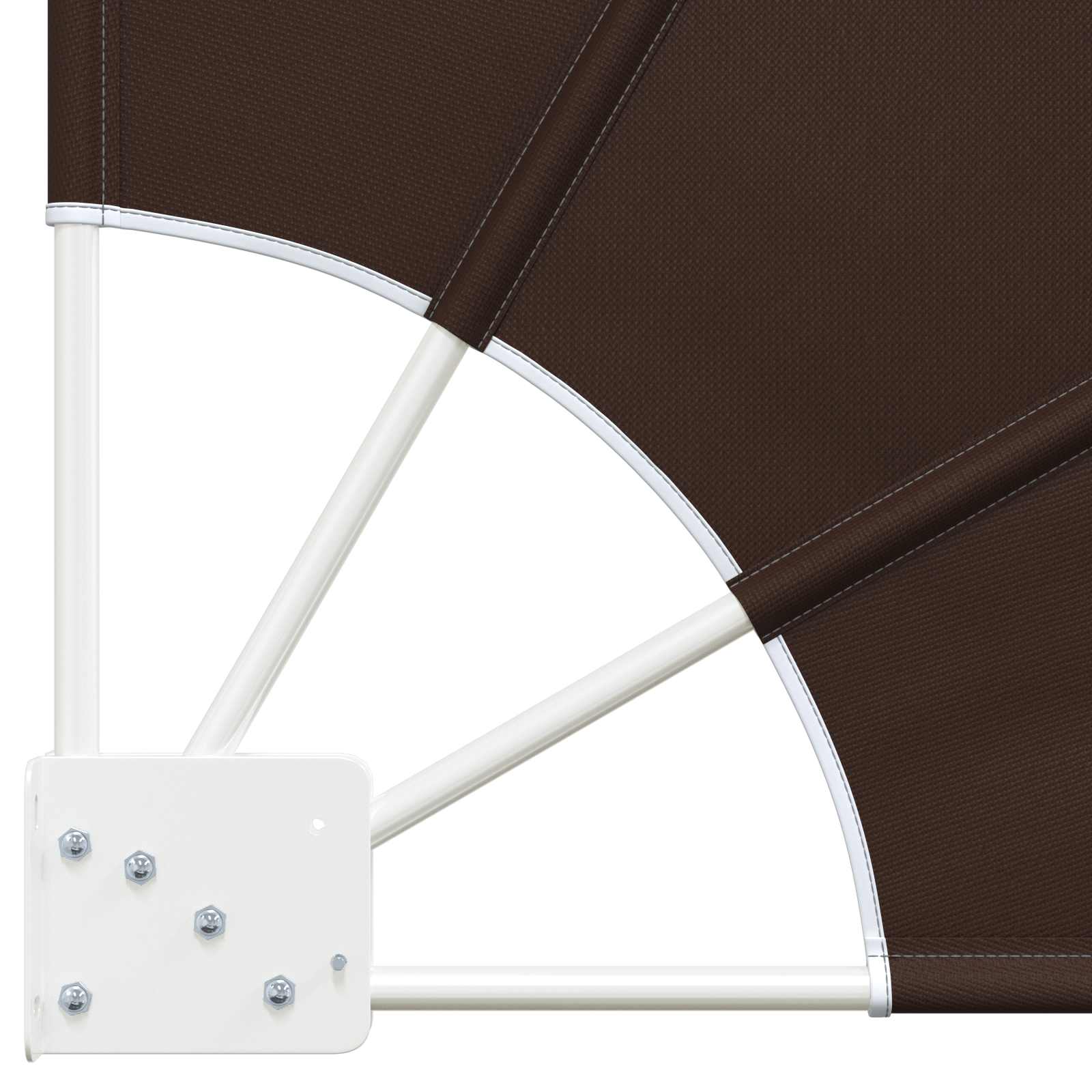 Balkono privatumo ekranas 115 x 115 cm Poliesteris Ruda
