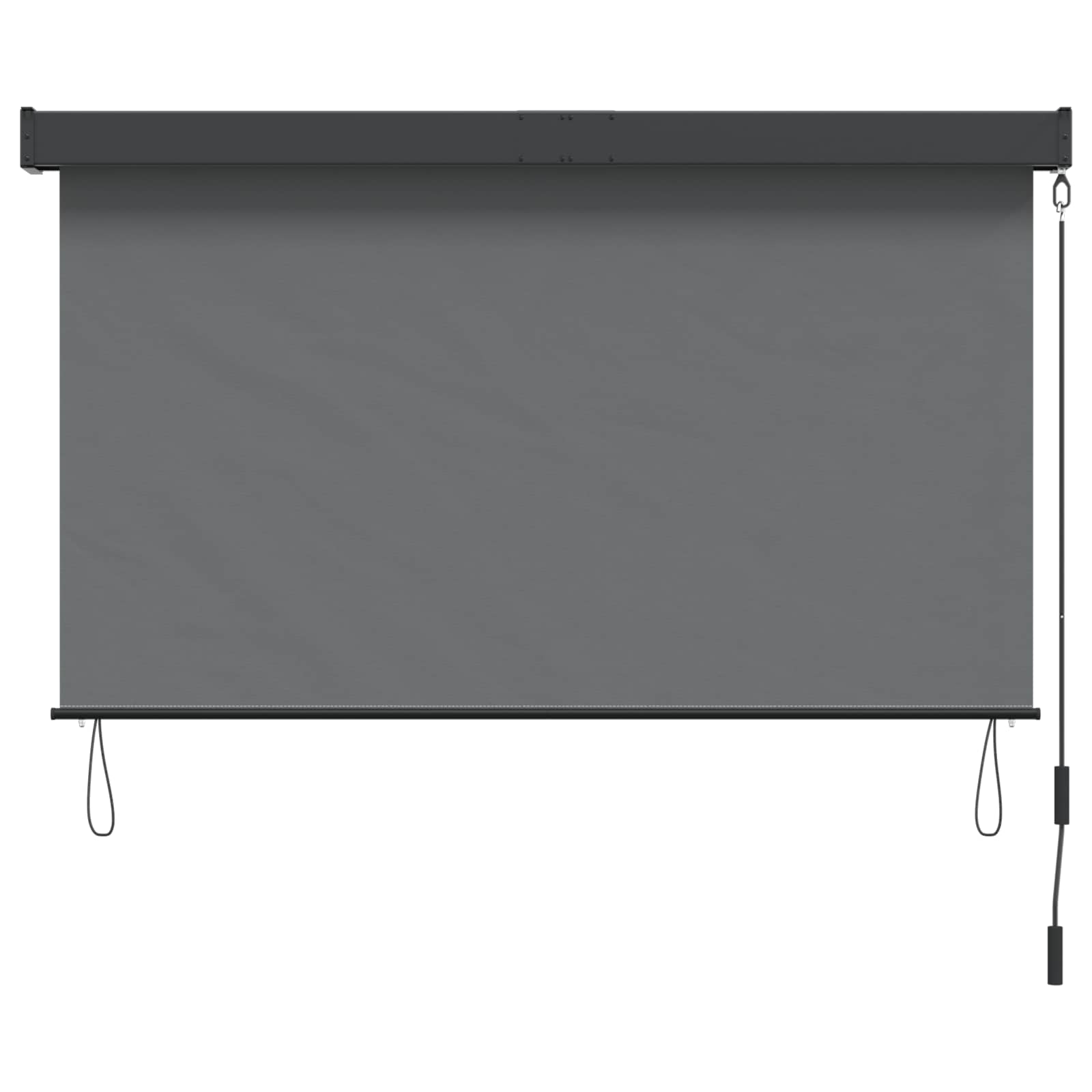 Roletas Šviesiai pilka 100 x 250 cm Audinys ir aliuminis