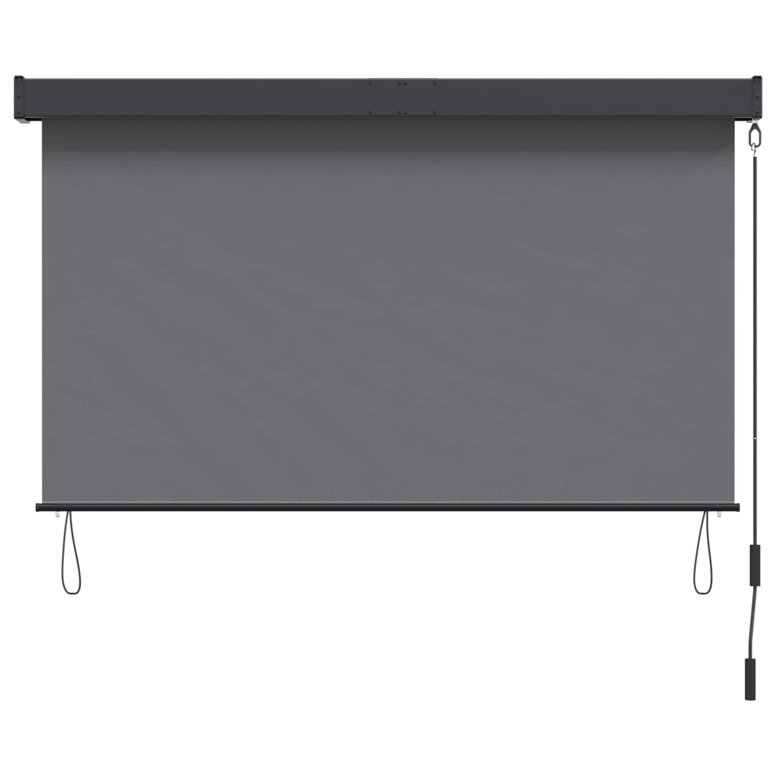 Roletas Šviesiai pilka 120 x 250 cm Audinys ir aliuminis