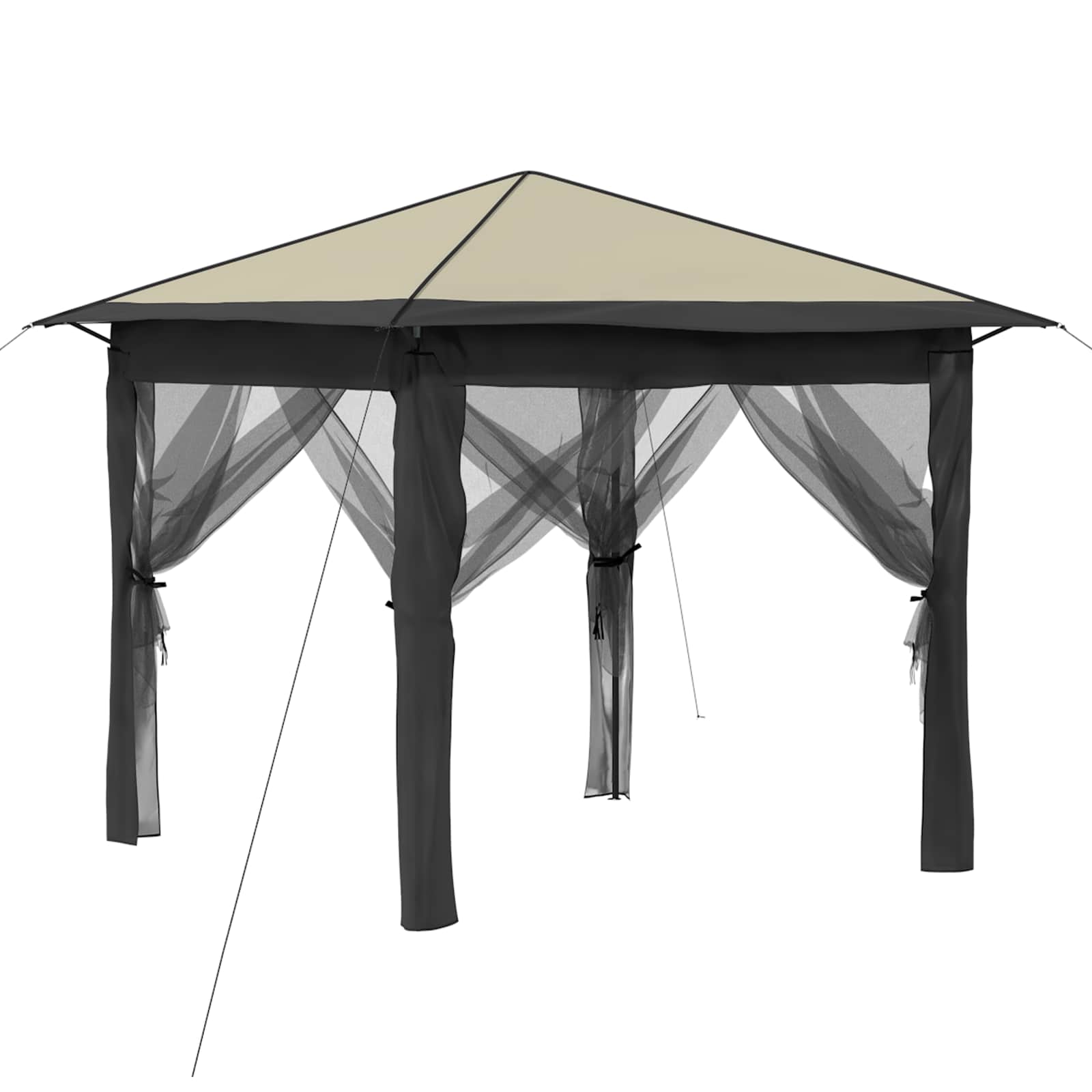 Paviljonas su 4 šoninėmis sienomis 2,6 x 2,6 m