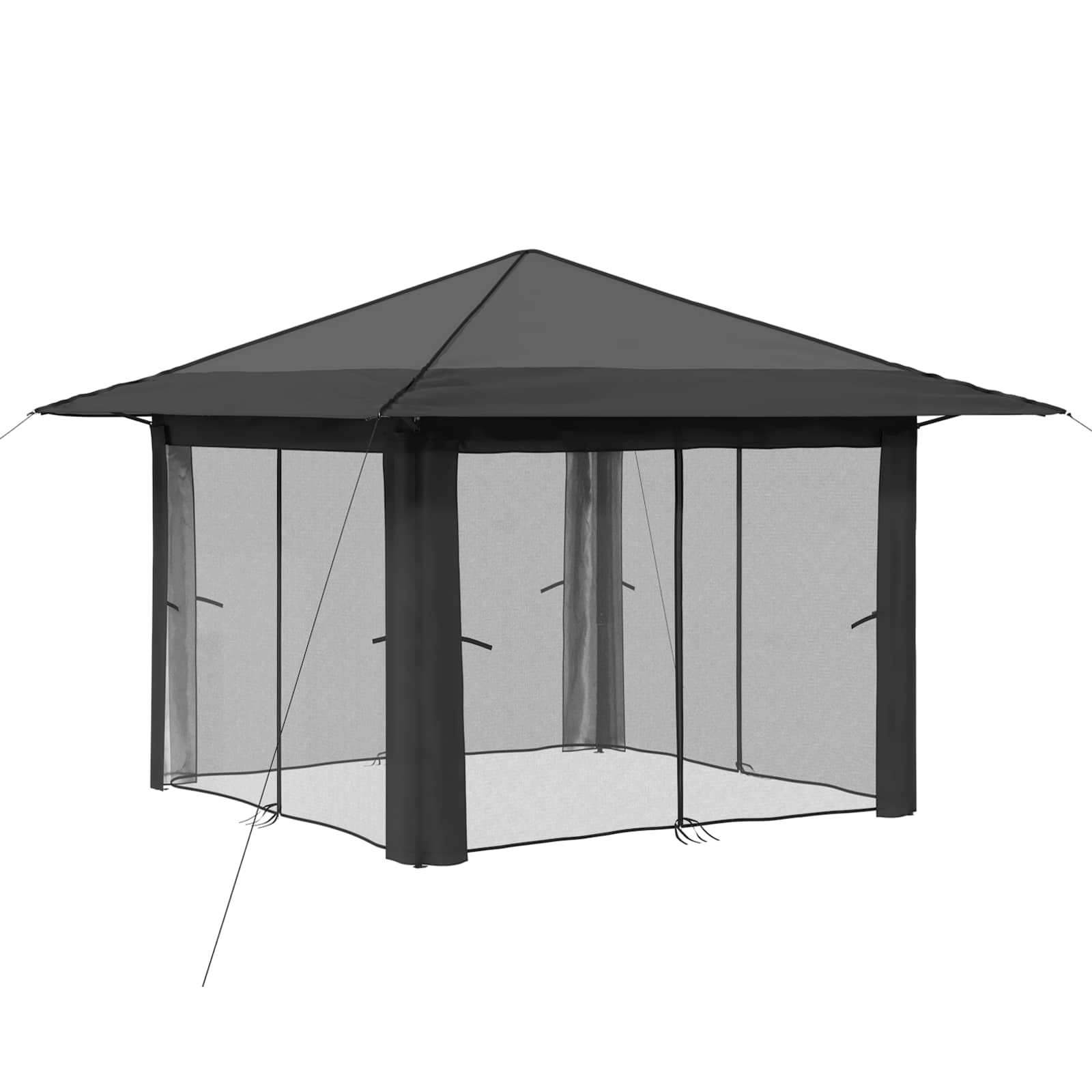 Paviljonas su 4 šoninėmis sienomis 3,3 x 3,3 m