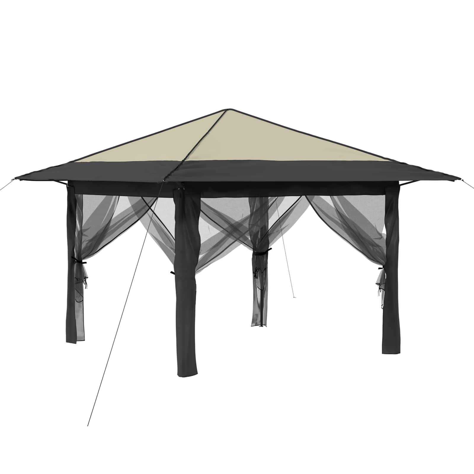 Paviljonas su 4 šoninėmis sienomis 3,3 x 3,3 m