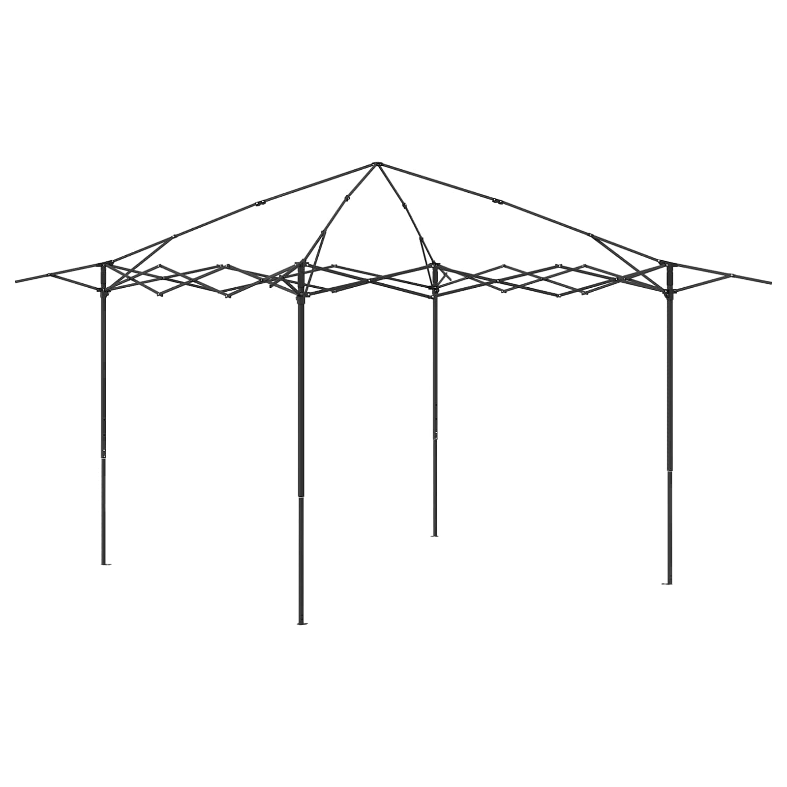 Gazebo su 4 šoninėmis sienomis 4 x 4 m Bežinis ir Rudas