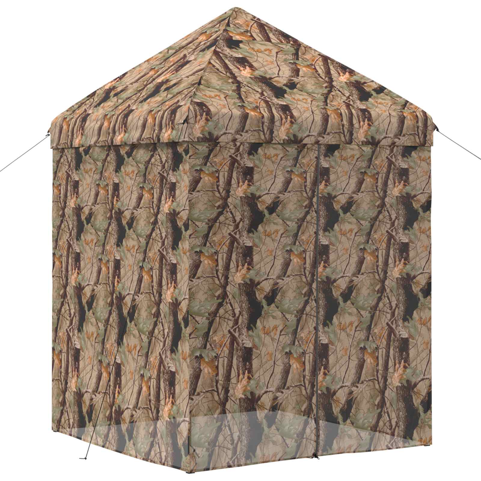 Pop-up Gazebo su 4 Šoninėmis Sienelėmis 2 x 2 m Miško maskuotė