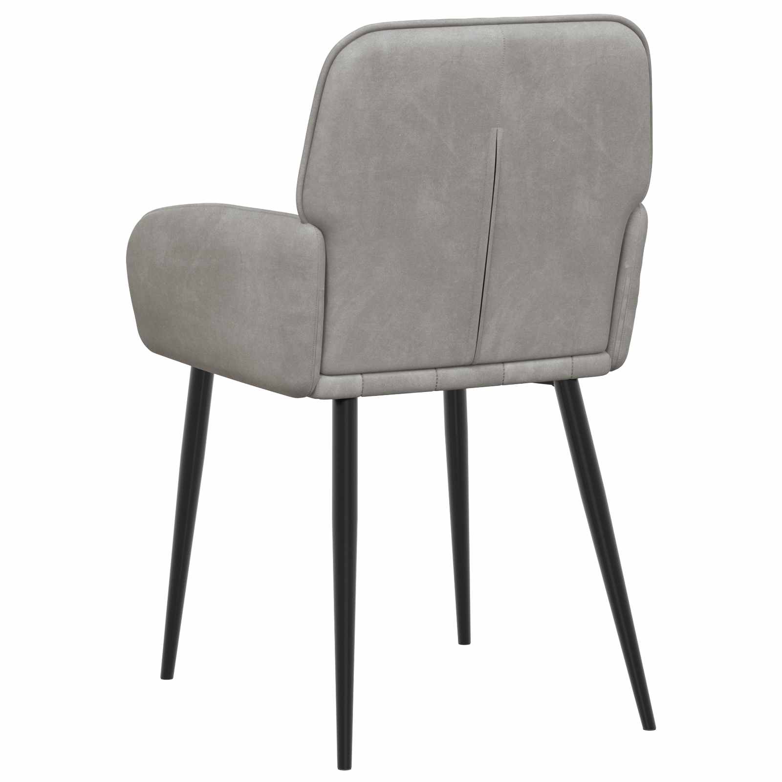 Valgomojo kėdės 2 pcs Aksomas Šviesiai pilka 56,5 x 50 x 86 cm
