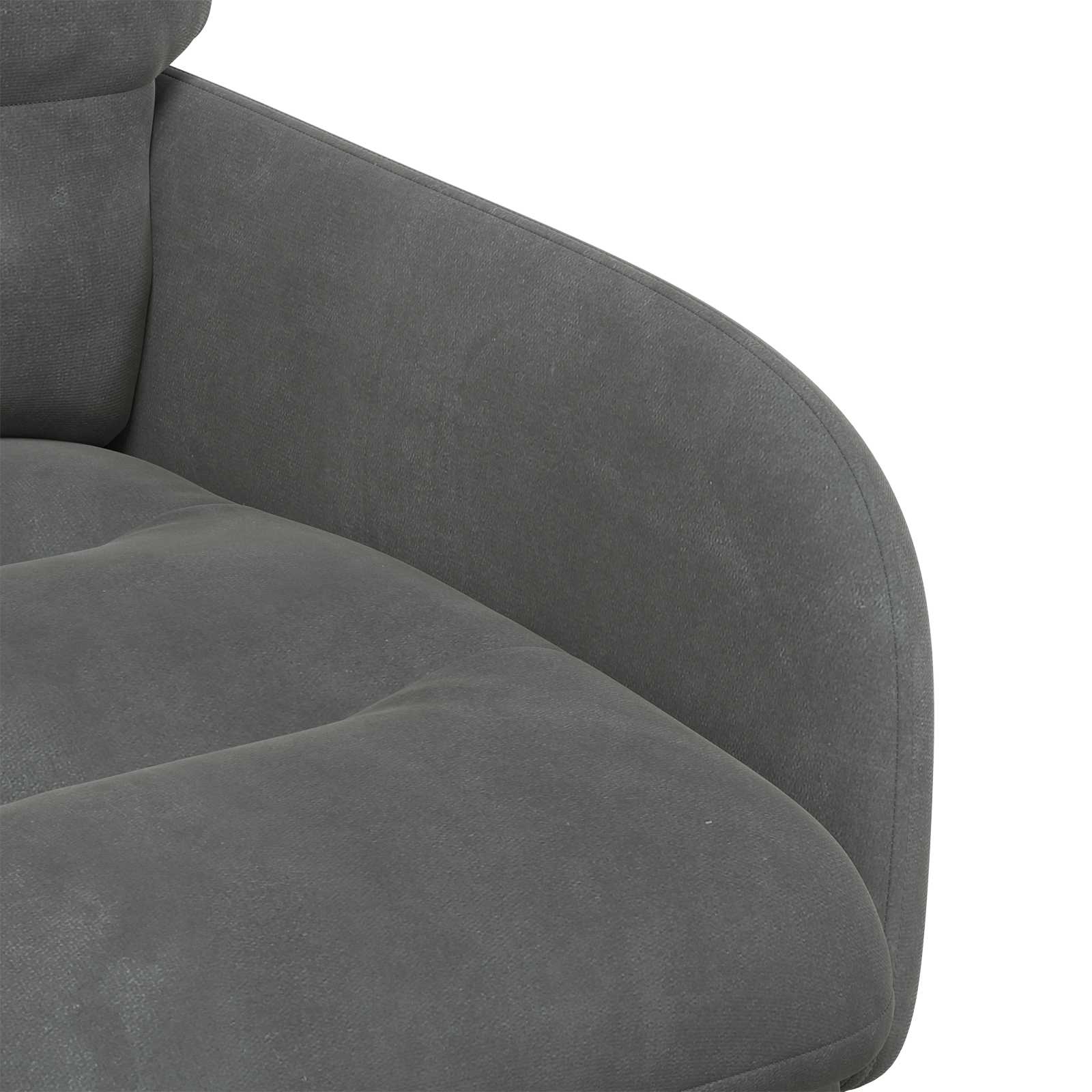 Valgomojo kėdės 2 pcs Aksomas Tamsiai pilka 59 x 59,5 x 90 cm
