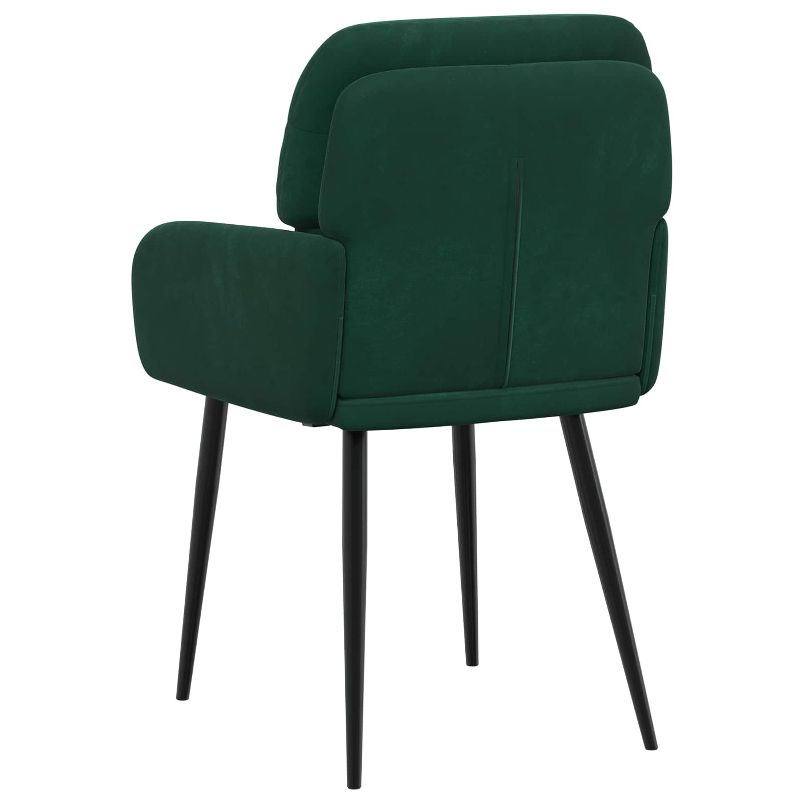 Valgomojo kėdės 2 pcs Aksomas Tamsiai žalia 59 x 59,5 x 90 cm