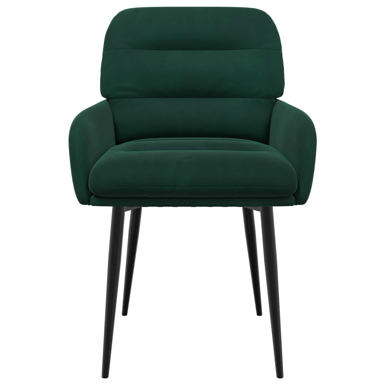 Valgomojo kėdės 2 pcs Aksomas Tamsiai žalia 59 x 59,5 x 90 cm
