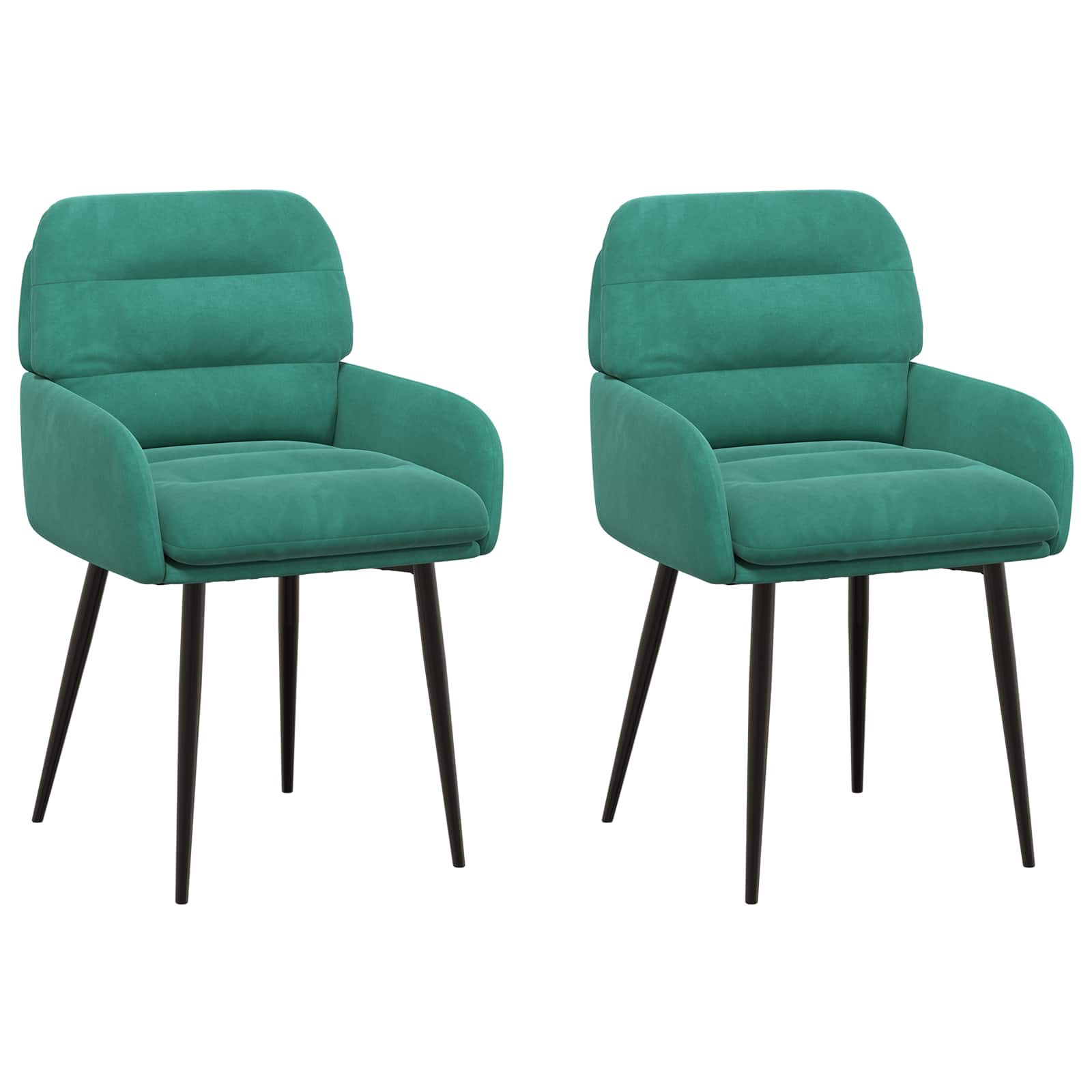 Valgomojo kėdės 2 pcs Aksomas Turkio 59 x 59,5 x 90 cm