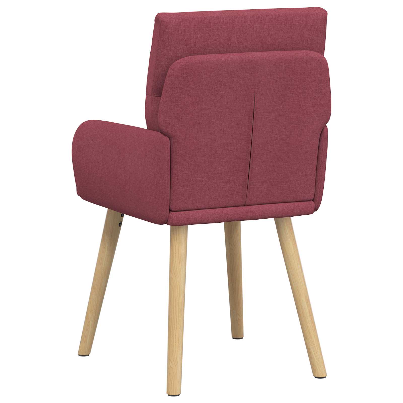 Valgomojo kėdės 2 pcs Audinys Vyno raudona 60 x 56 x 96 cm