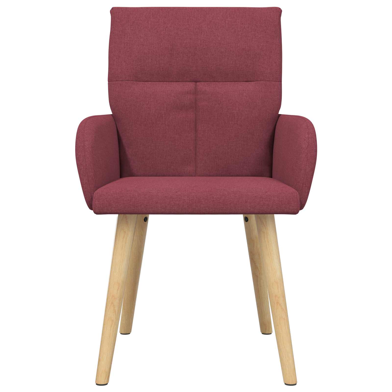 Valgomojo kėdės 2 pcs Audinys Vyno raudona 60 x 56 x 96 cm