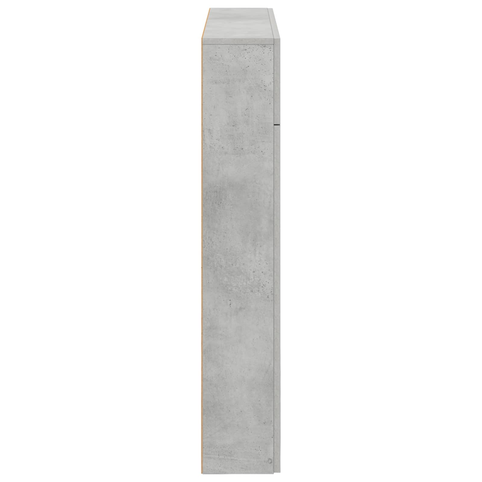 Židinio rėmas Betono pilka 102 x 18 x 100,5 cm Apdirbta mediena
