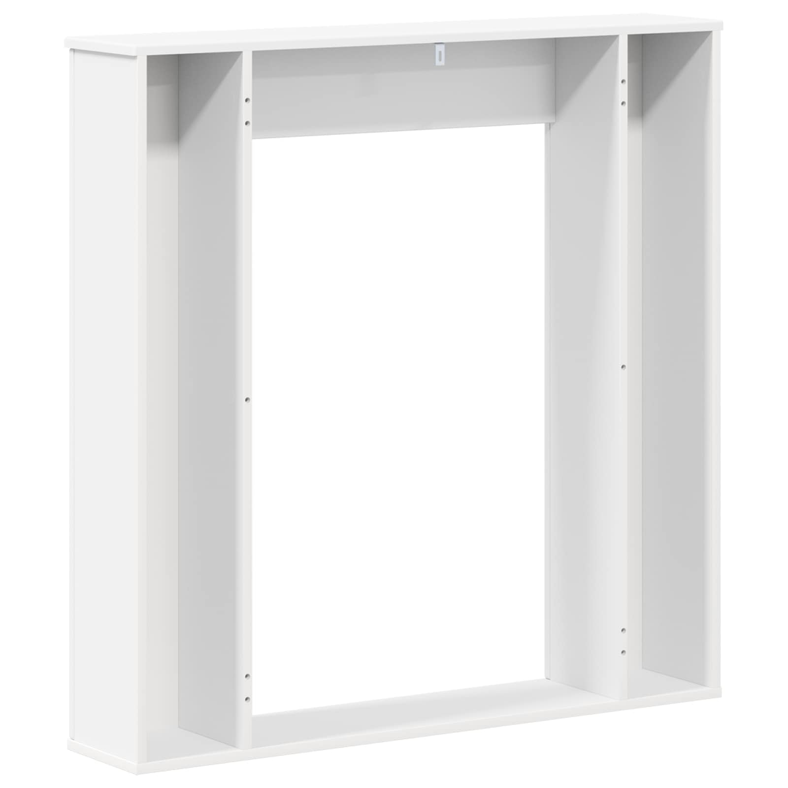 Židinio rėmas Balta 100 x 20 x 100 cm Apdirbta mediena