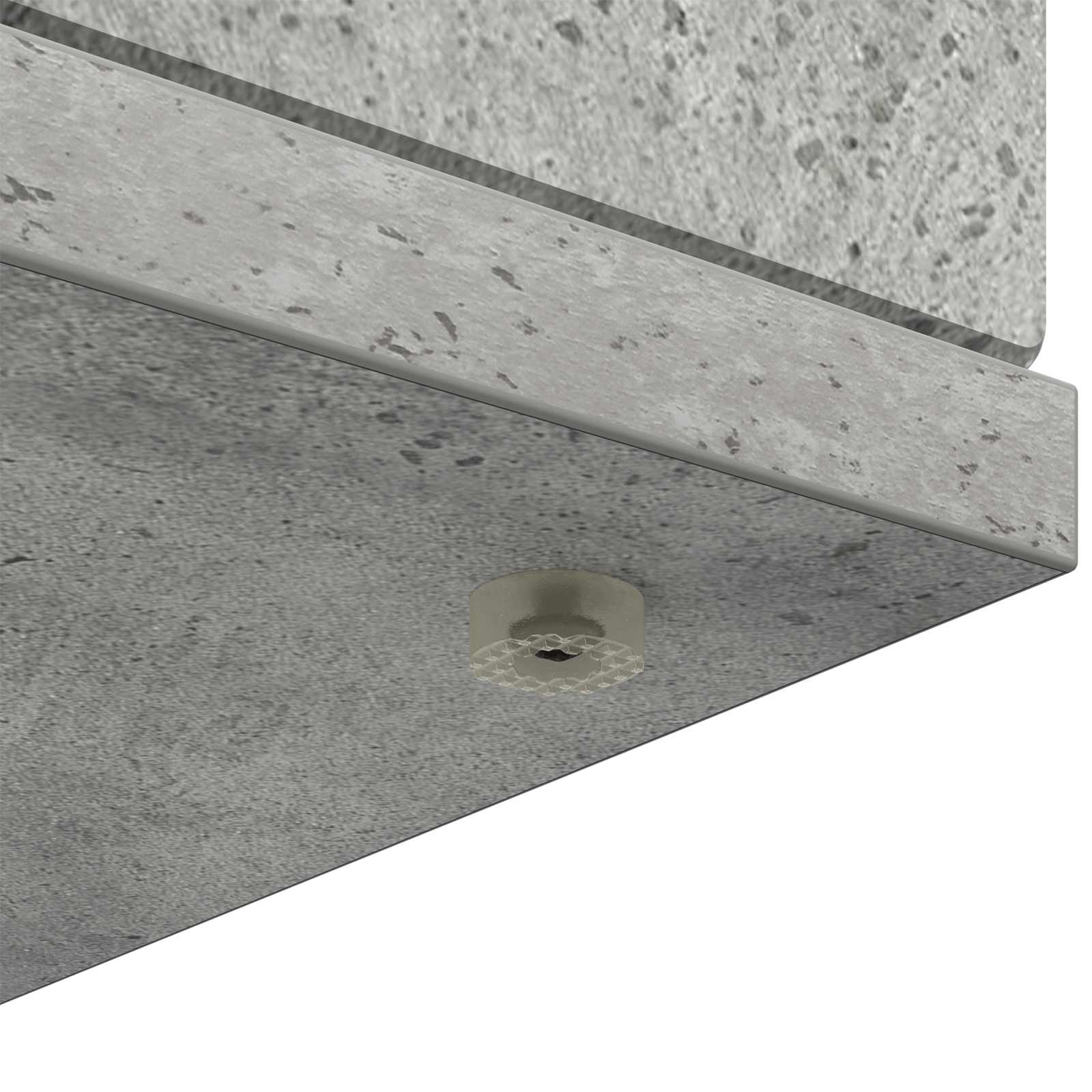 Židinio rėmas Betono pilka 100 x 20 x 100 cm Apdirbta mediena