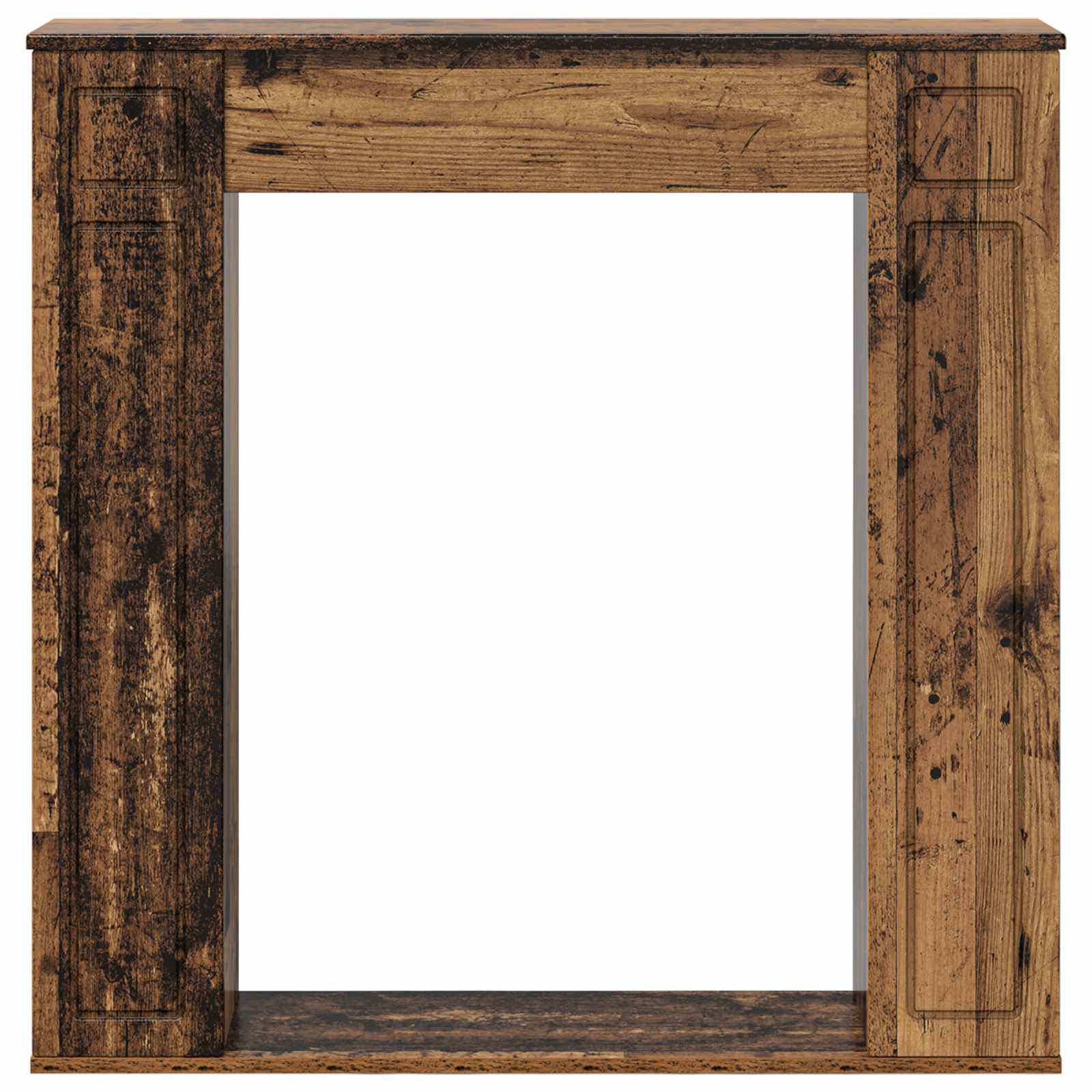 Židinio rėmas Sendintos medienos 100 x 20 x 100 cm