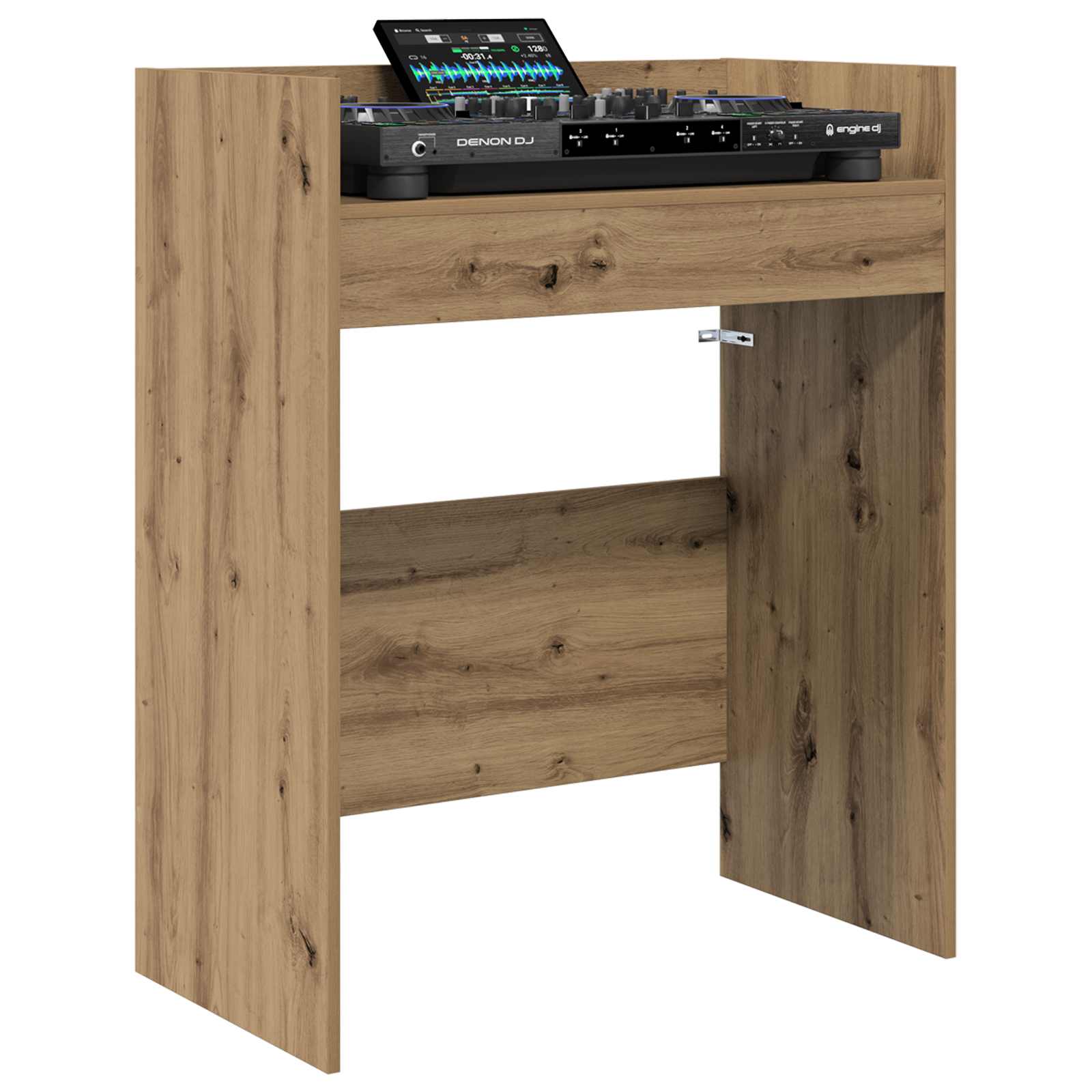 DJ stalas Artisano ąžuolo 102 x 45 x 102 cm Apdirbta mediena