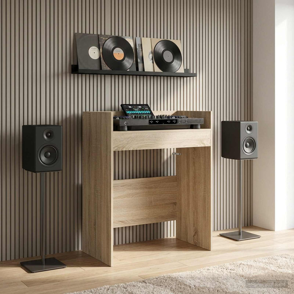 DJ stalas Sonoma ąžuolas 82 x 45 x 102 cm Apdirbta mediena
