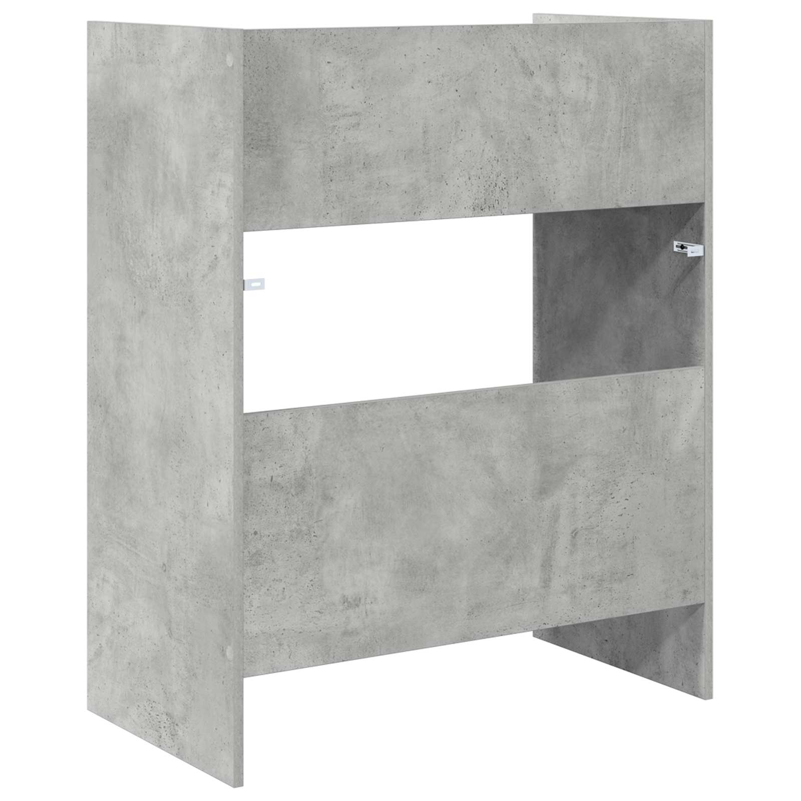 DJ stalas Betono pilka 82 x 45 x 102 cm Apdirbta mediena