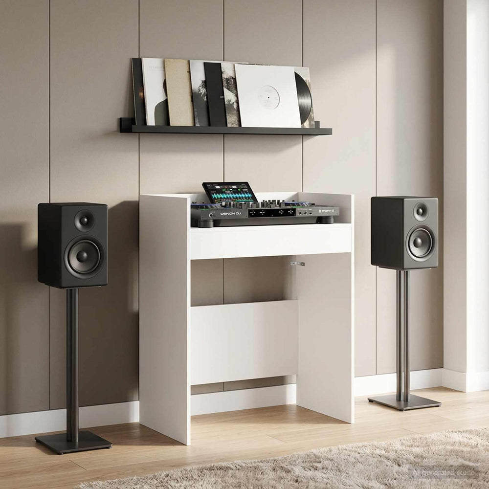 DJ stalas Balta 62 x 45 x 102 cm Apdirbta mediena
