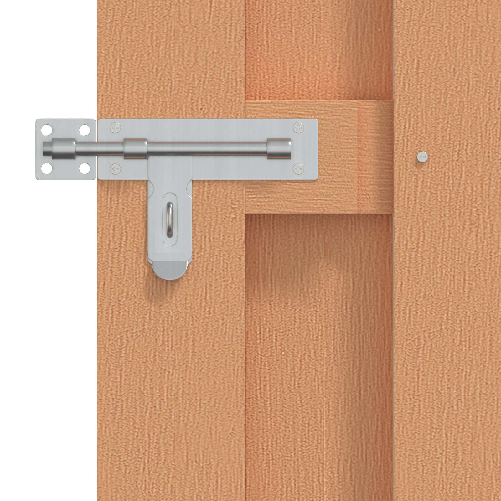 Sodo vartai 100 x 150 cm WPC ir aliuminis Ruda