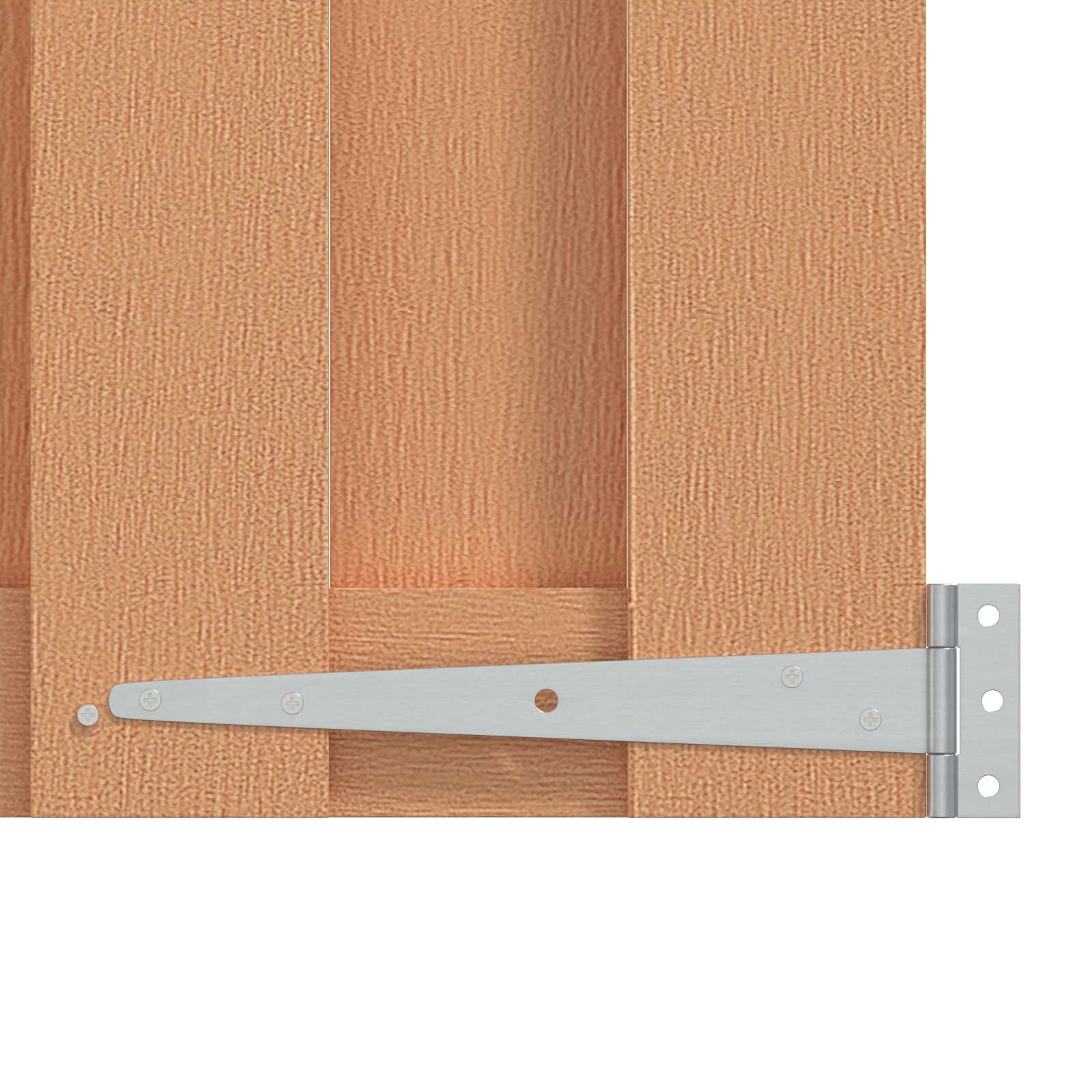 Sodo vartai 100 x 150 cm WPC ir aliuminis Ruda