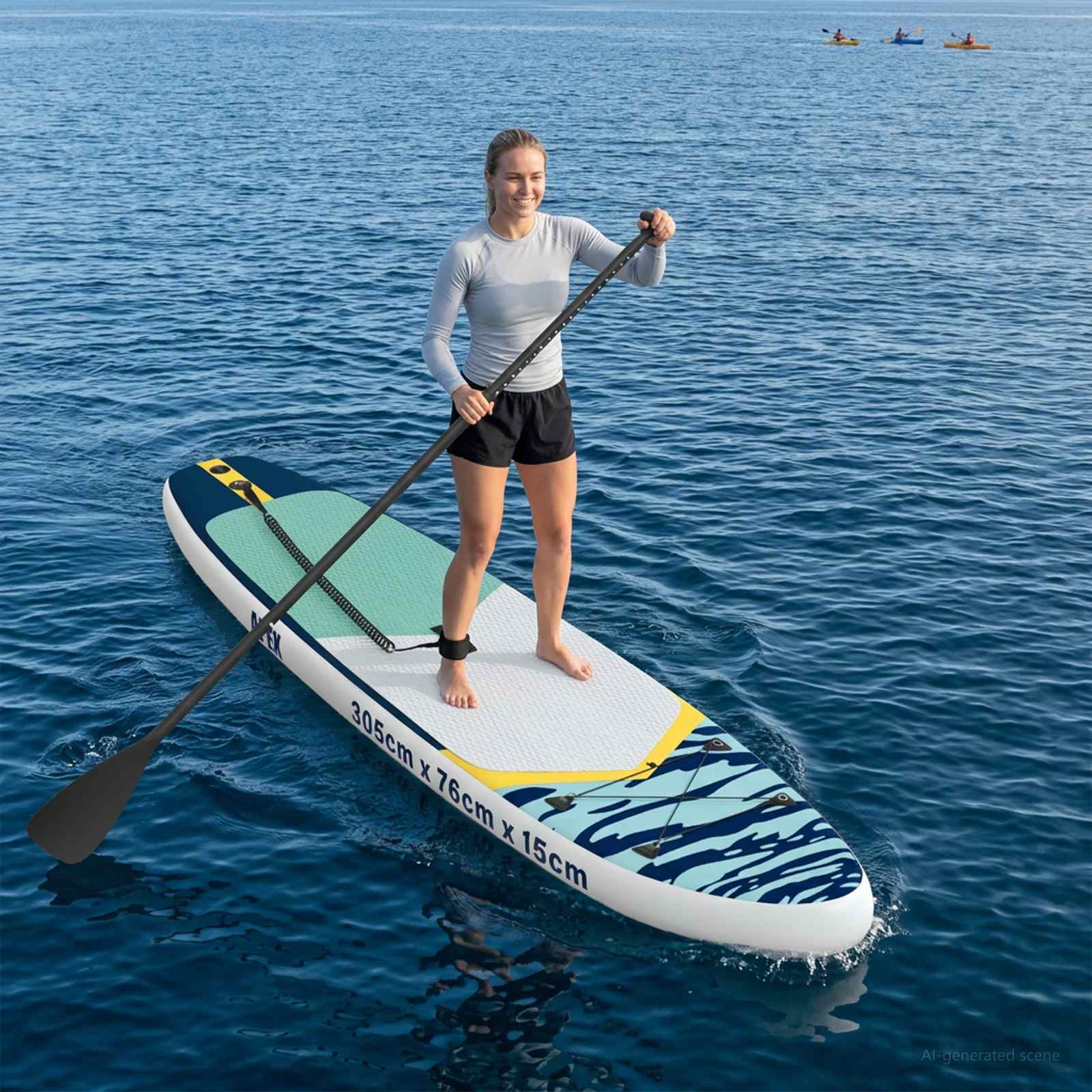 Pripučiama stovėjimo panele APEX 305 x 76 x 15 cm Mėlyna skirta