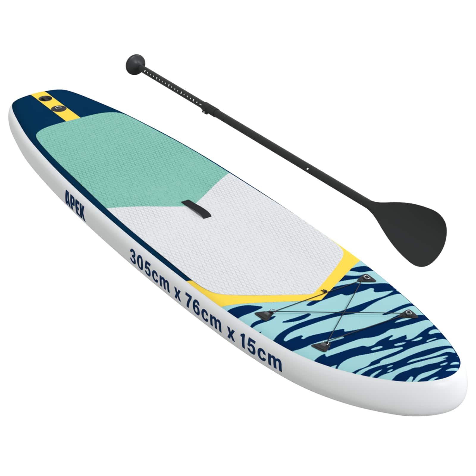 Pripučiama stovėjimo panele APEX 305 x 76 x 15 cm Mėlyna skirta