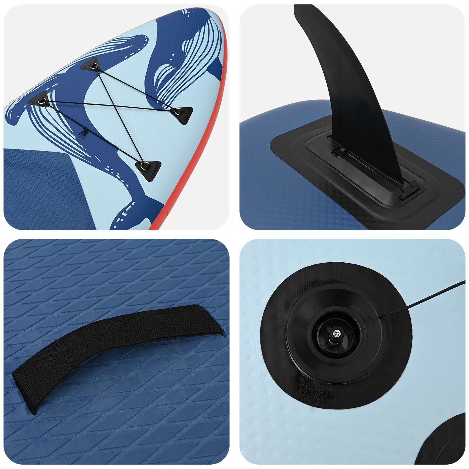 Inflatable Stand Up Paddle Board SCYLLA 366 x 81 x 15 cm Mėlyna