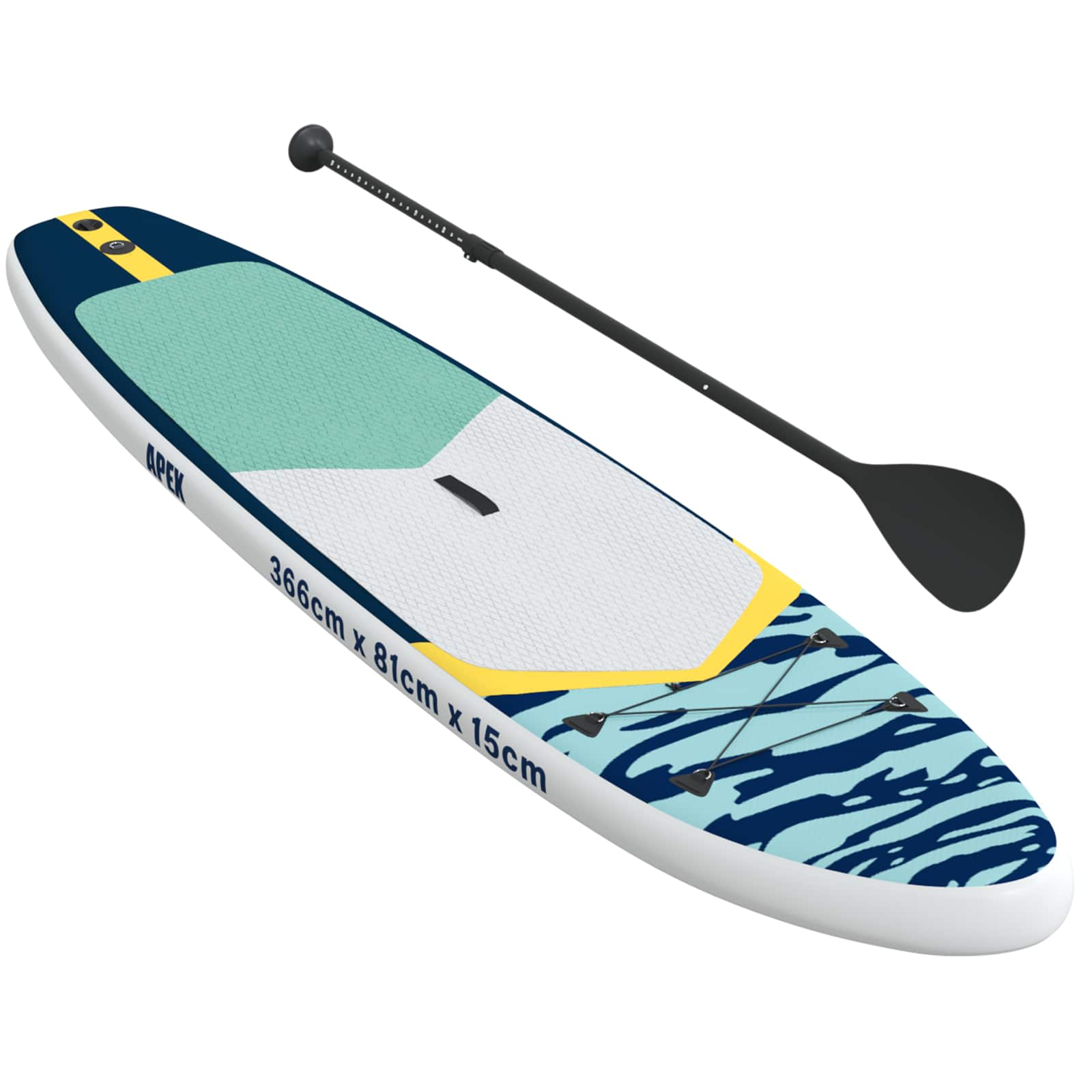 Išpūstas Stand Up Paddle Board APEX 366 x 81 x 15 cm Mėlyna