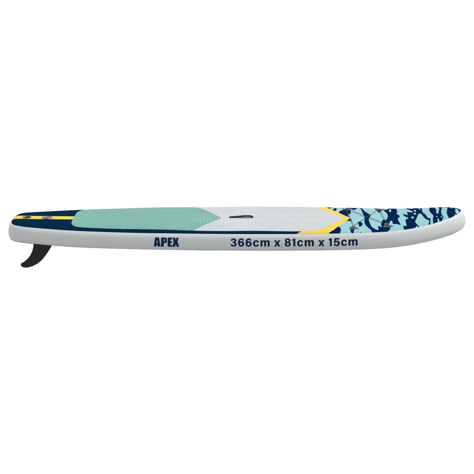 Išpūstas Stand Up Paddle Board APEX 366 x 81 x 15 cm Mėlyna
